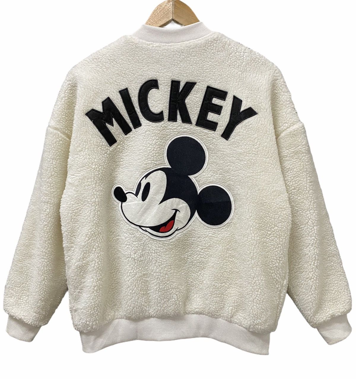 Disney RARE🔥VINTAGE DISNEY Deep Pile Retro Fleece Bomber Jacket Size US M / EU 48-50 / 2 - 1 Thumbnail
