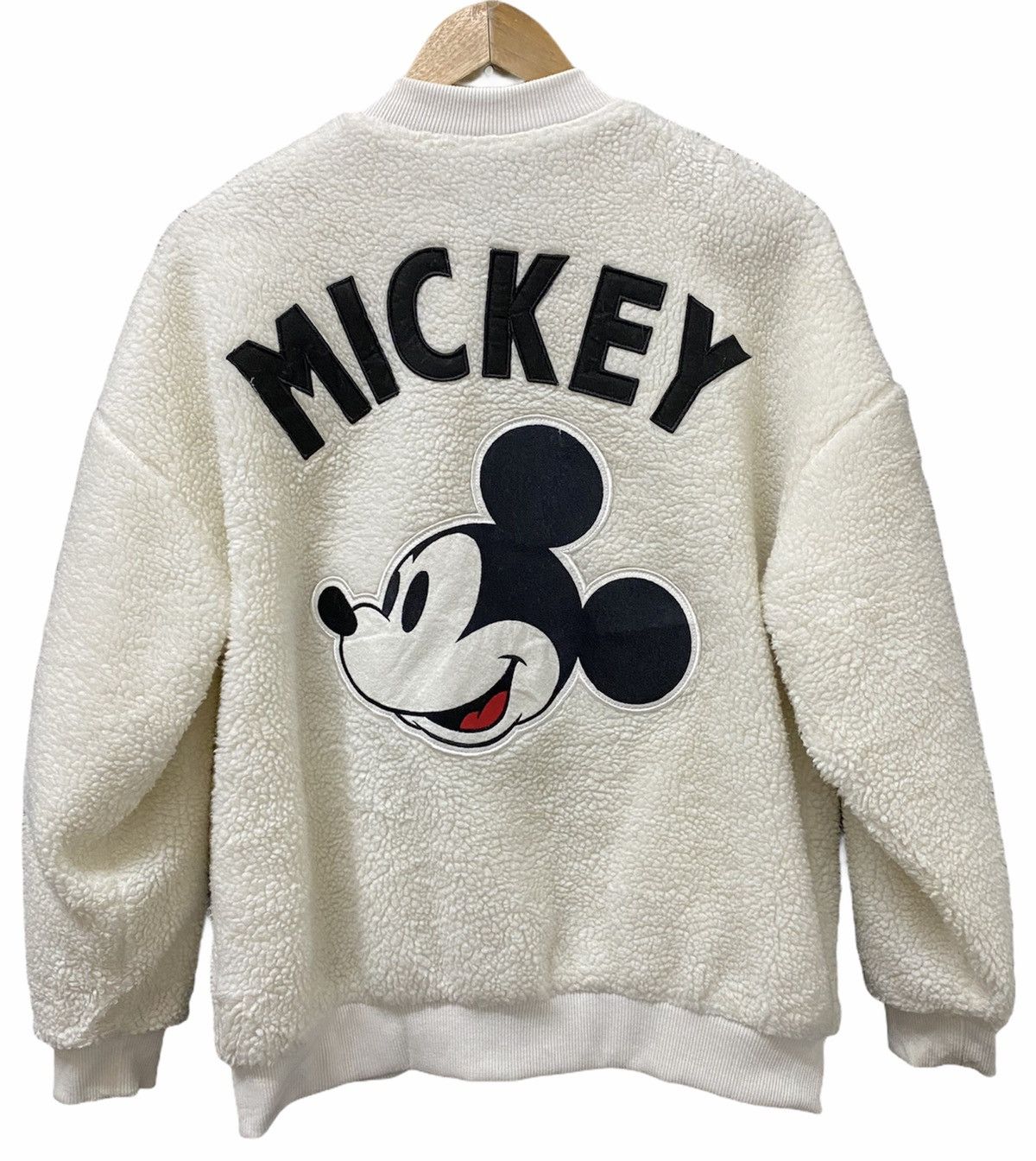 Disney RARE🔥VINTAGE DISNEY Deep Pile Retro Fleece Bomber Jacket Size US M / EU 48-50 / 2 - 3 Thumbnail