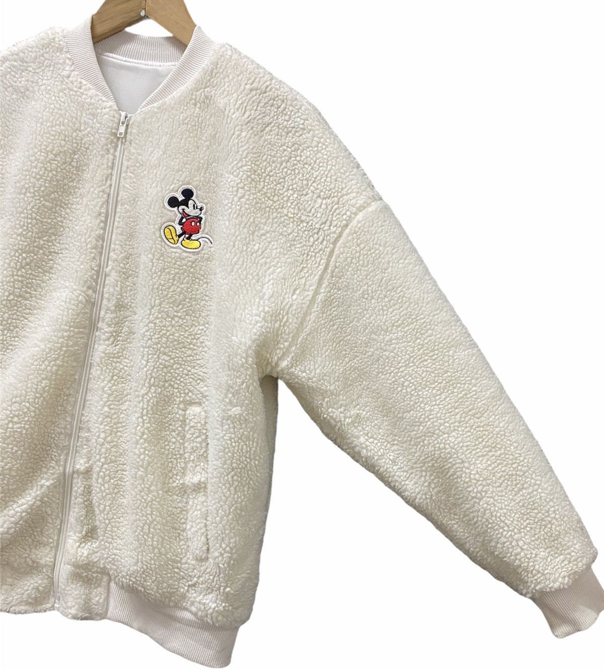 Disney RARE🔥VINTAGE DISNEY Deep Pile Retro Fleece Bomber Jacket Size US M / EU 48-50 / 2 - 4 Thumbnail