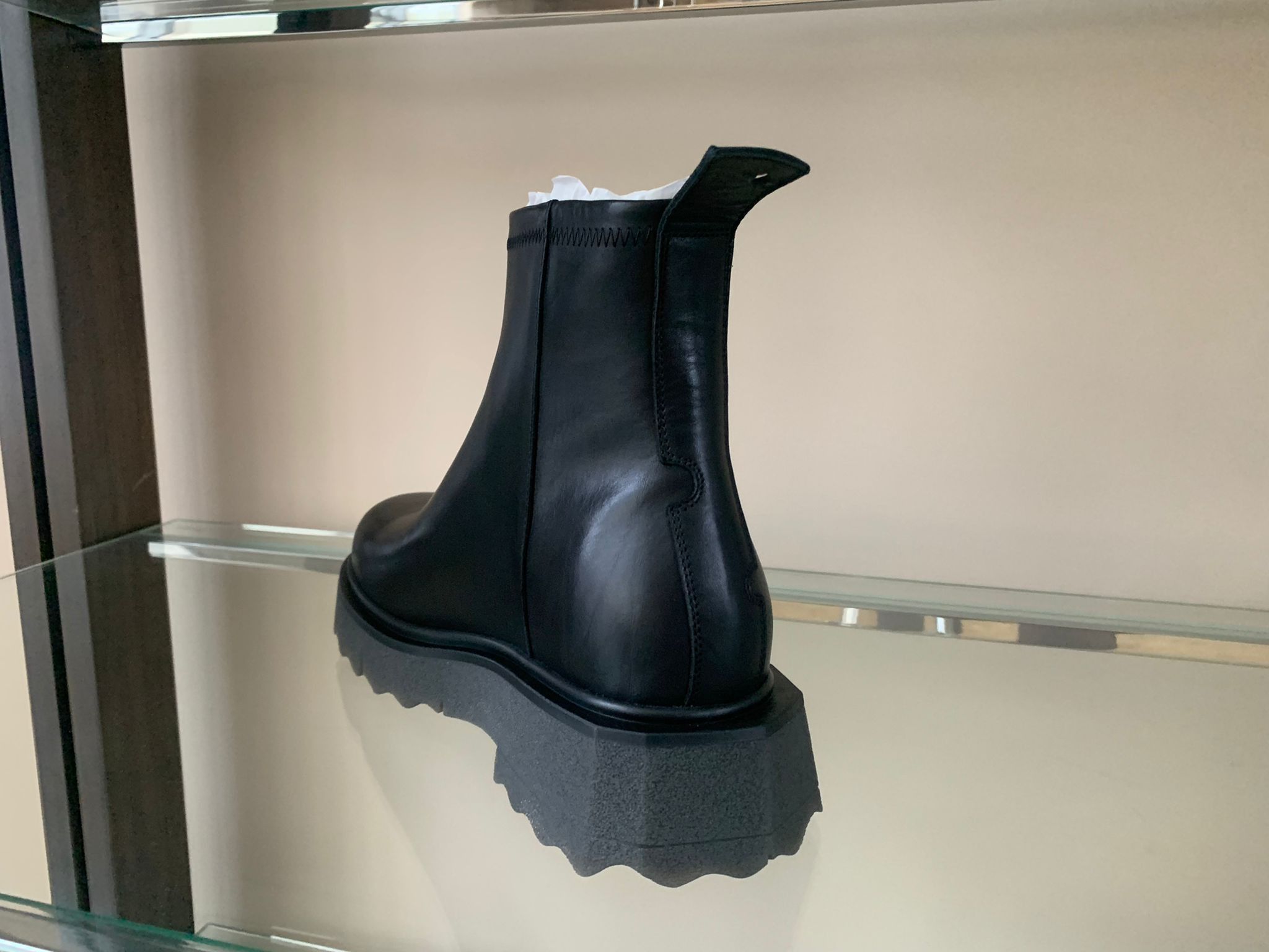 Off-White o1rshd1 Sponge Sole Zipper Boots in Black Size US 9 / EU 42 - 10 Thumbnail