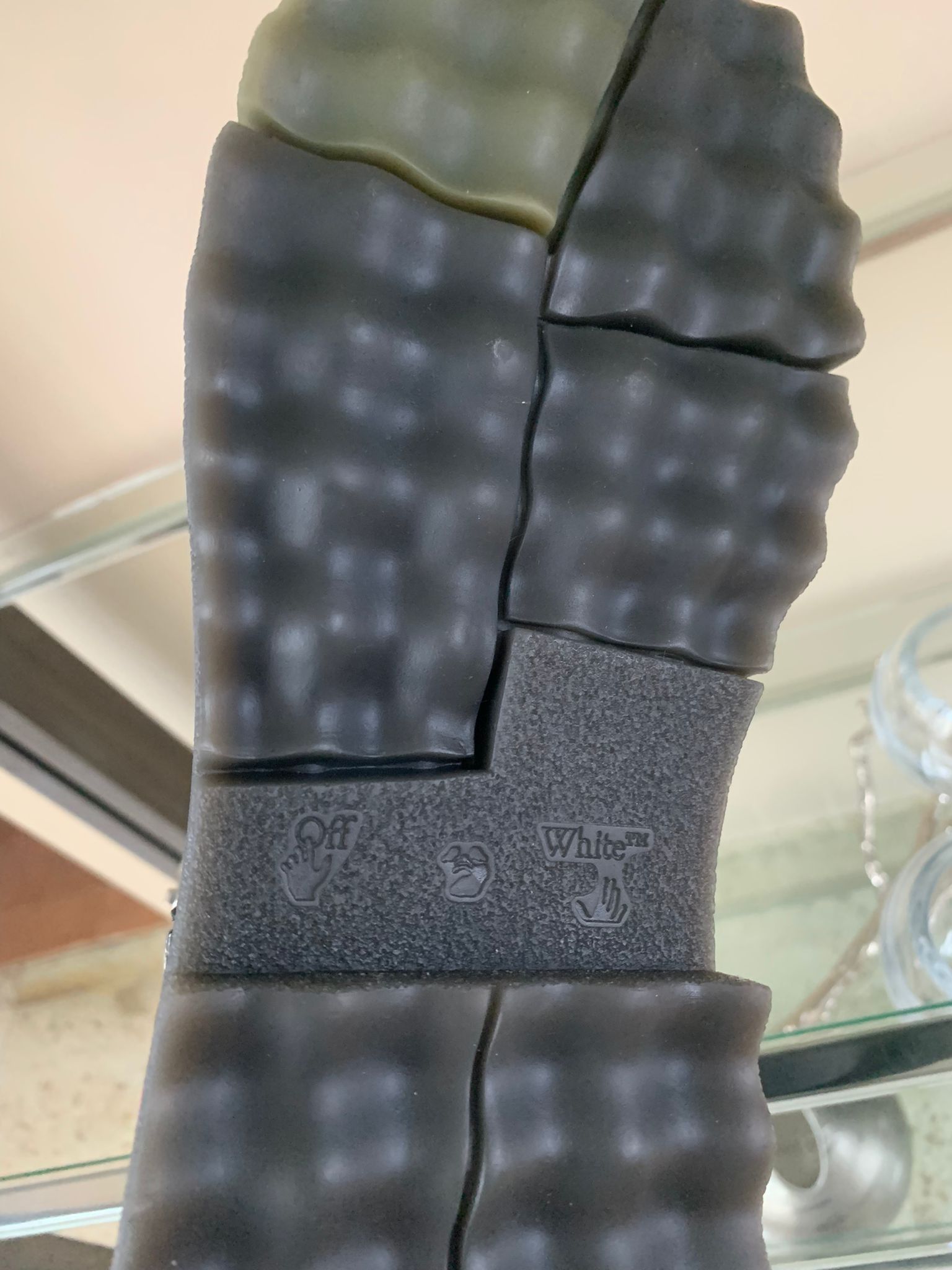 Off-White o1rshd1 Sponge Sole Zipper Boots in Black Size US 9 / EU 42 - 12 Thumbnail