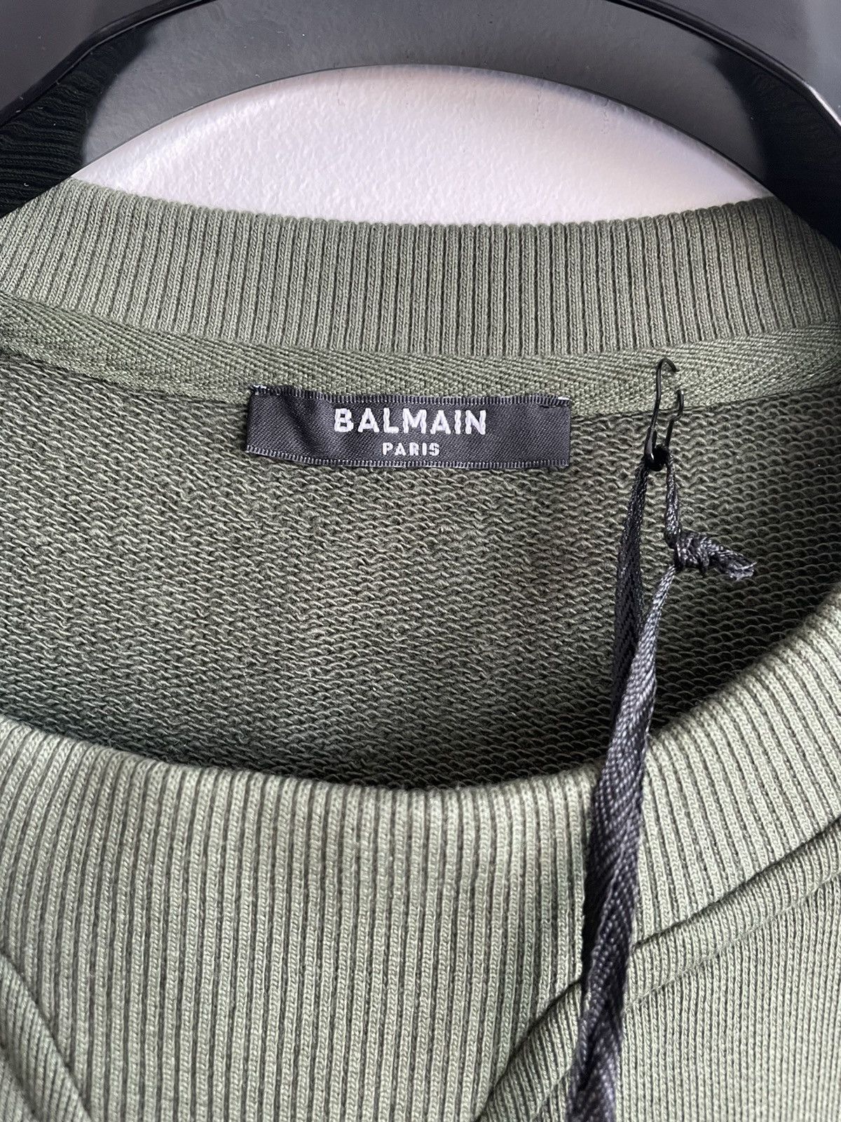 Balmain Brand NEW Iconic Super Runway Logo Crewneck Sweatshirt Size US L / EU 52-54 / 3 - 4 Thumbnail