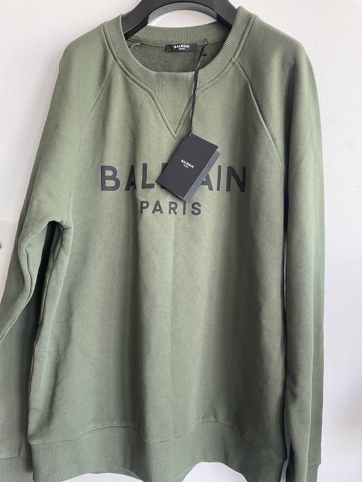 Balmain Brand NEW Iconic Super Runway Logo Crewneck Sweatshirt Size US L / EU 52-54 / 3 - 14 Thumbnail
