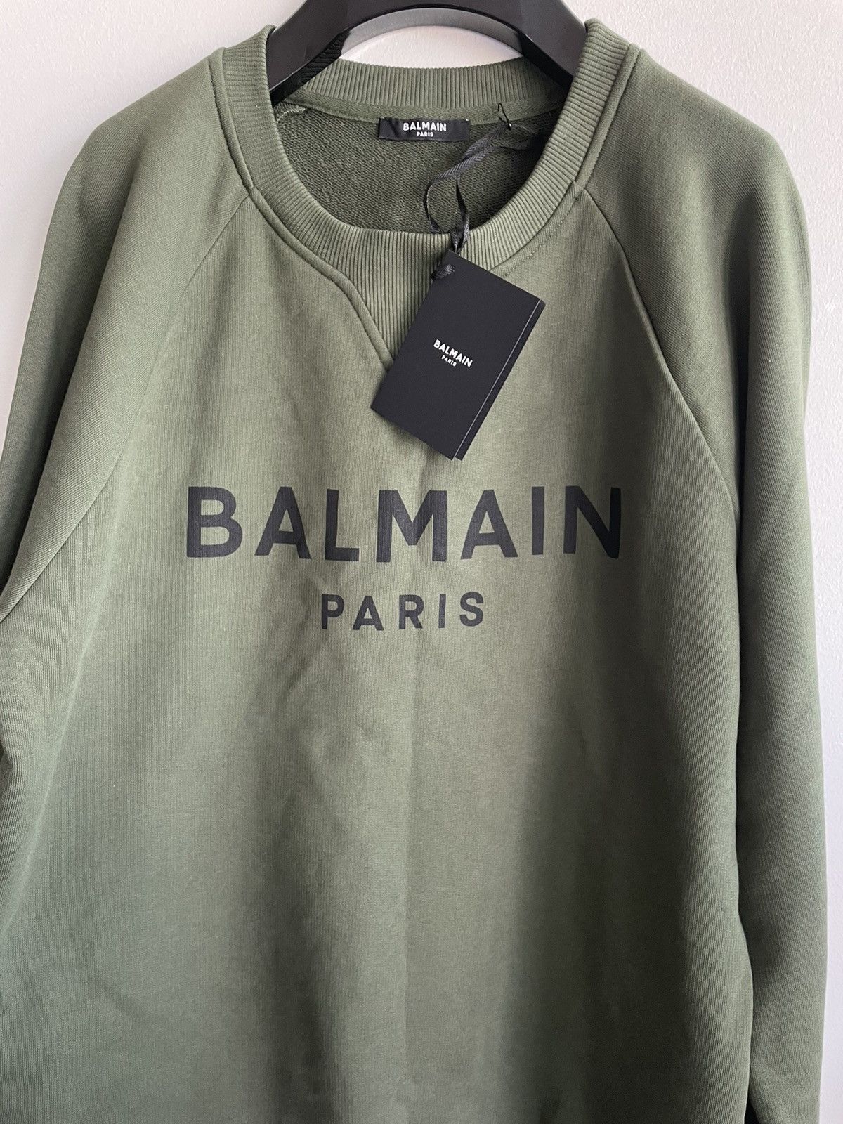 Balmain Brand NEW Iconic Super Runway Logo Crewneck Sweatshirt Size US L / EU 52-54 / 3 - 11 Thumbnail