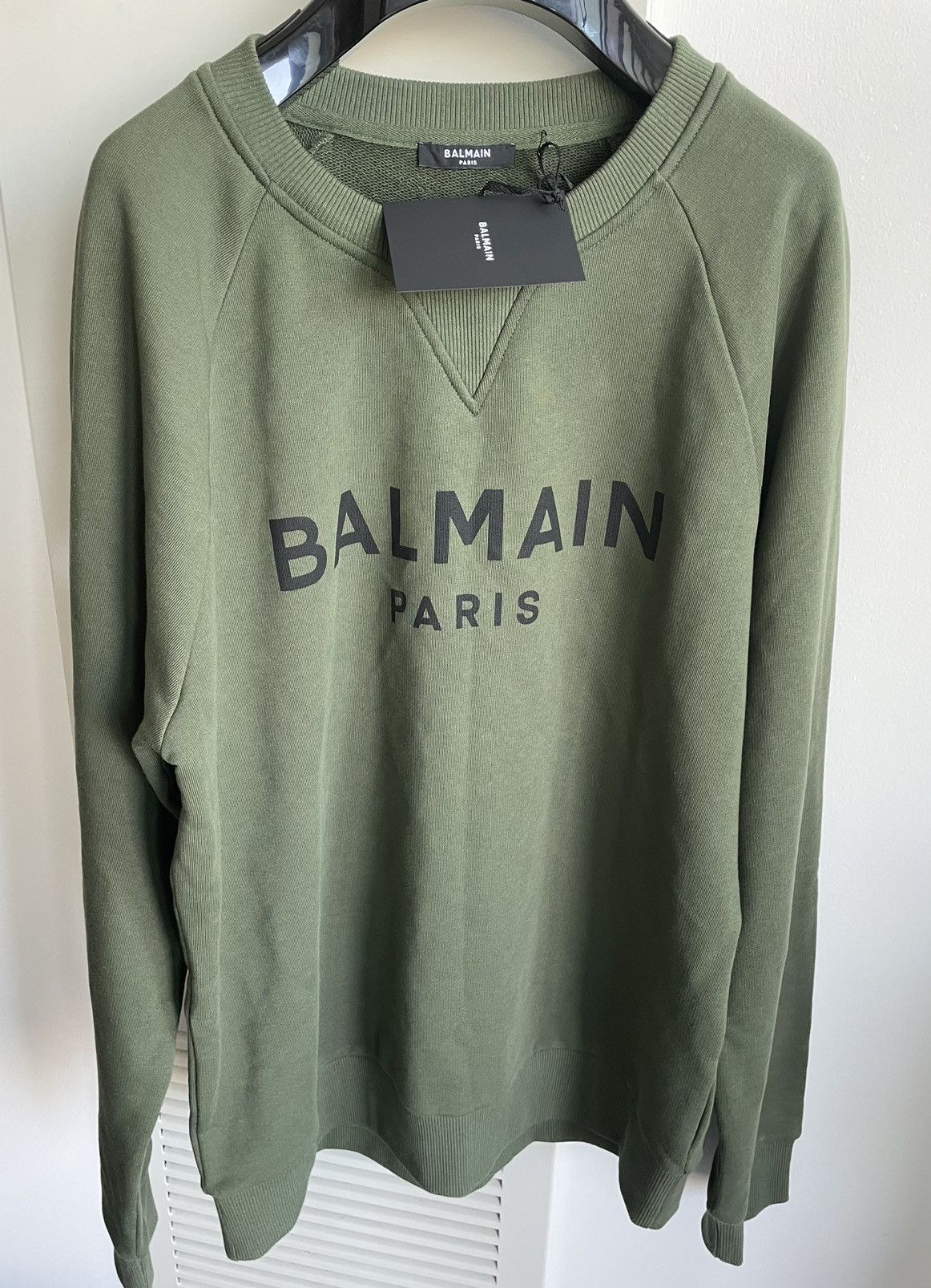 Balmain Brand NEW Iconic Super Runway Logo Crewneck Sweatshirt Size US L / EU 52-54 / 3 - 16 Thumbnail