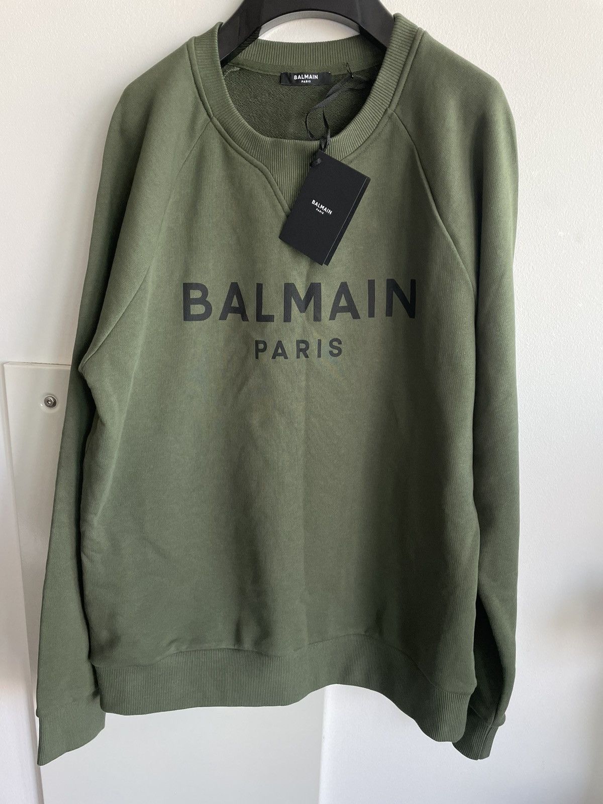 Balmain Brand NEW Iconic Super Runway Logo Crewneck Sweatshirt Size US L / EU 52-54 / 3 - 5 Thumbnail