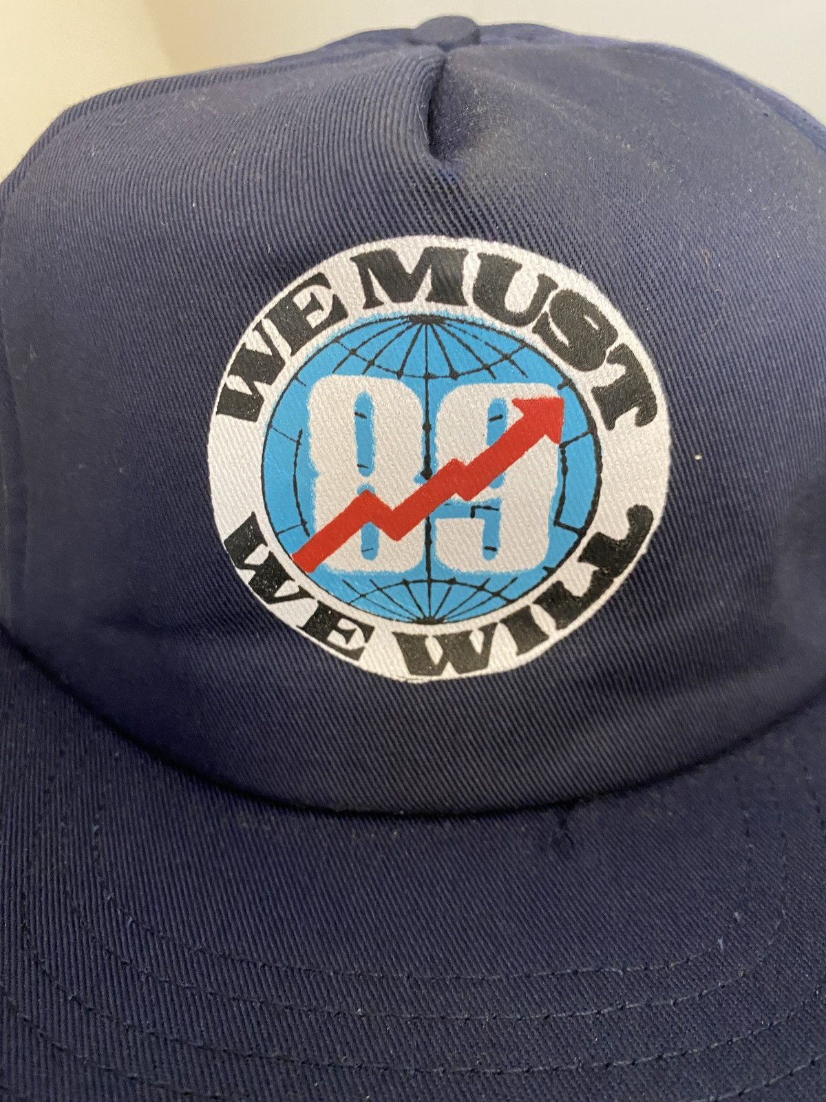 Vintage Vintage 80’s ‘89 We Must We Will Foam Truck Hat Snap Back Size ONE SIZE - 2 Thumbnail