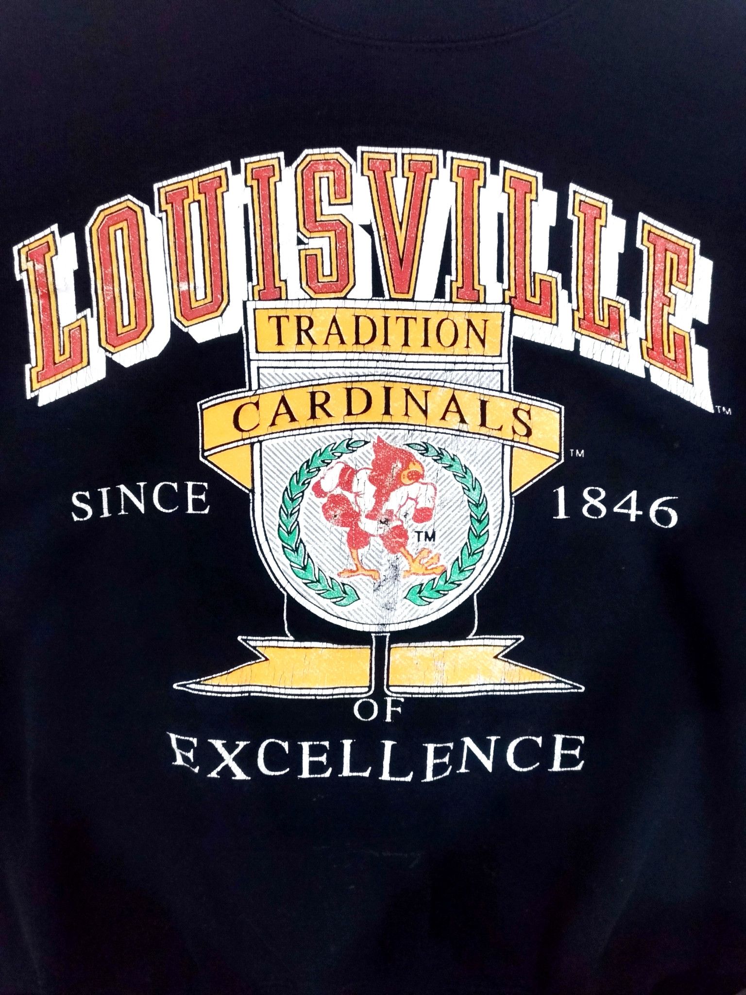 Logo 7 × NCAA × Vintage RARE! VTG LOGO 7 LOUISVILLE CARDINALS TRADITION SWEATSHIRT Size US L / EU 52-54 / 3 - 4 Thumbnail