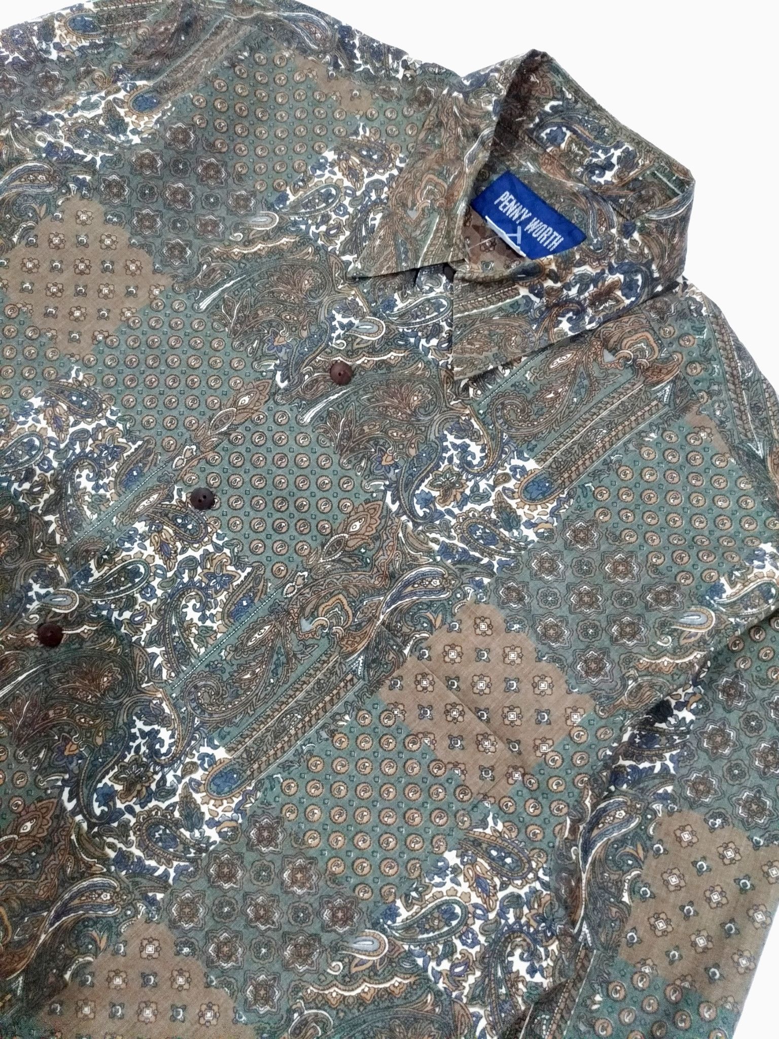Designer × Japanese Brand RARE! VTG PENNYWORTH MASH BANDANA PAISLEY Size US M / EU 48-50 / 2 - 6 Thumbnail