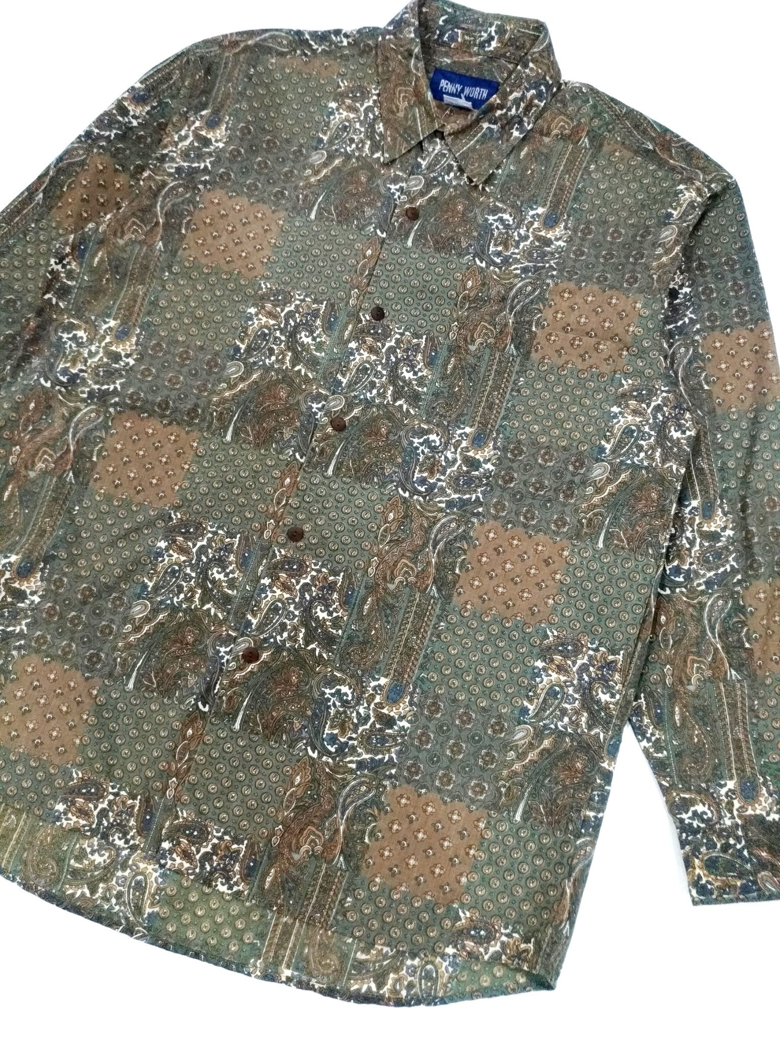 Designer × Japanese Brand RARE! VTG PENNYWORTH MASH BANDANA PAISLEY Size US M / EU 48-50 / 2 - 3 Thumbnail