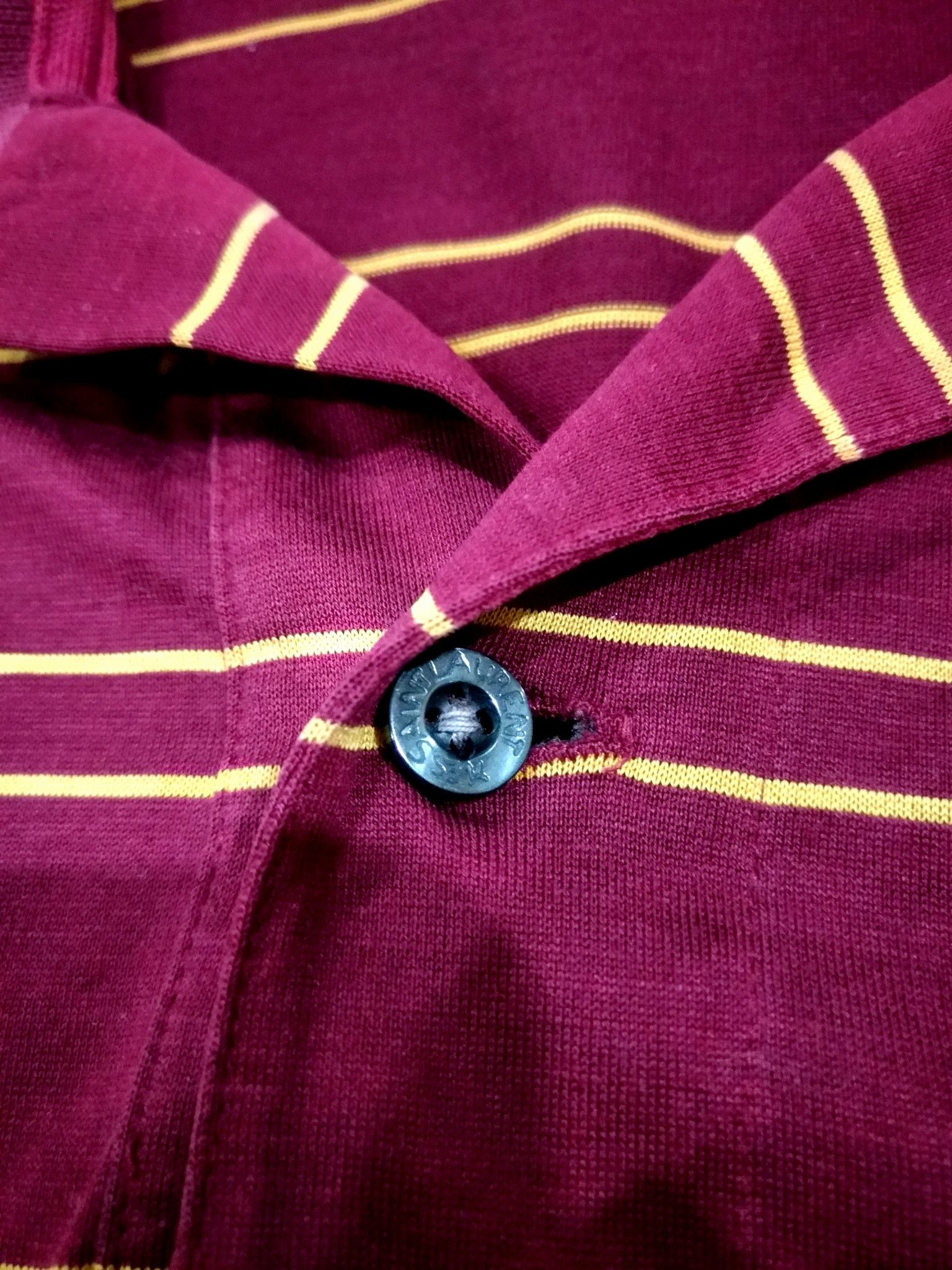 Yves Saint Laurent RARE! VTG YVES SAINT LAURENT STRIPES POLO SHIRT Size US S / EU 44-46 / 1 - 7 Thumbnail