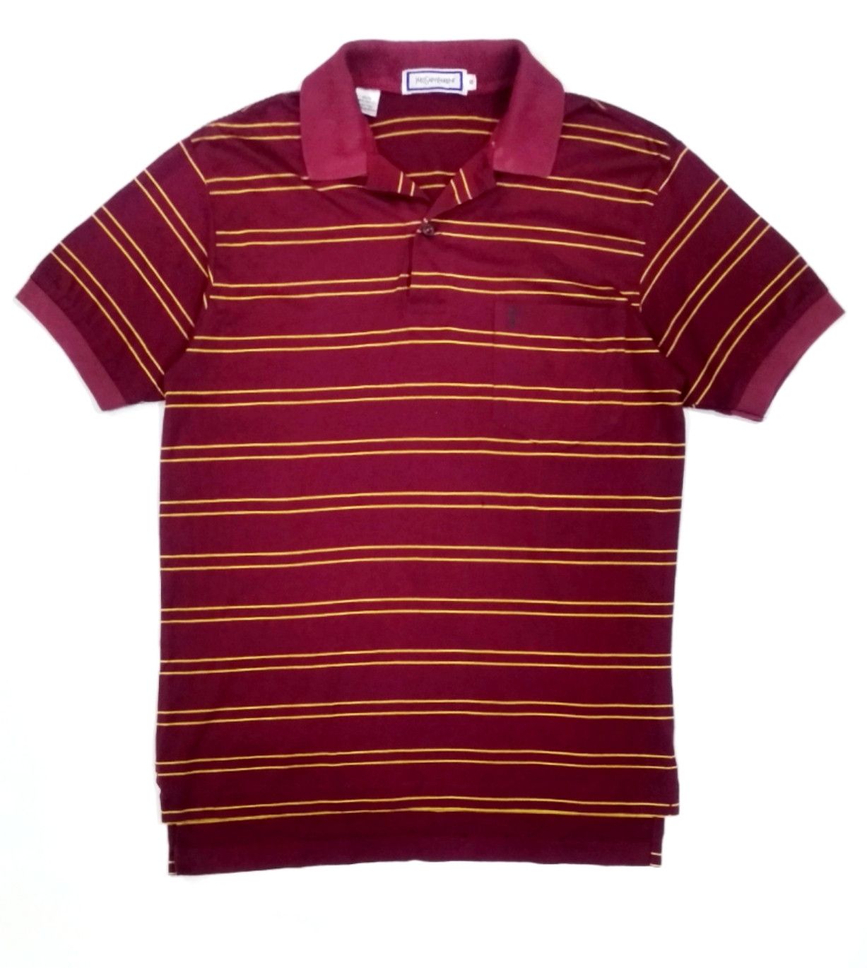 Yves Saint Laurent RARE! VTG YVES SAINT LAURENT STRIPES POLO SHIRT Size US S / EU 44-46 / 1 - 1 Thumbnail