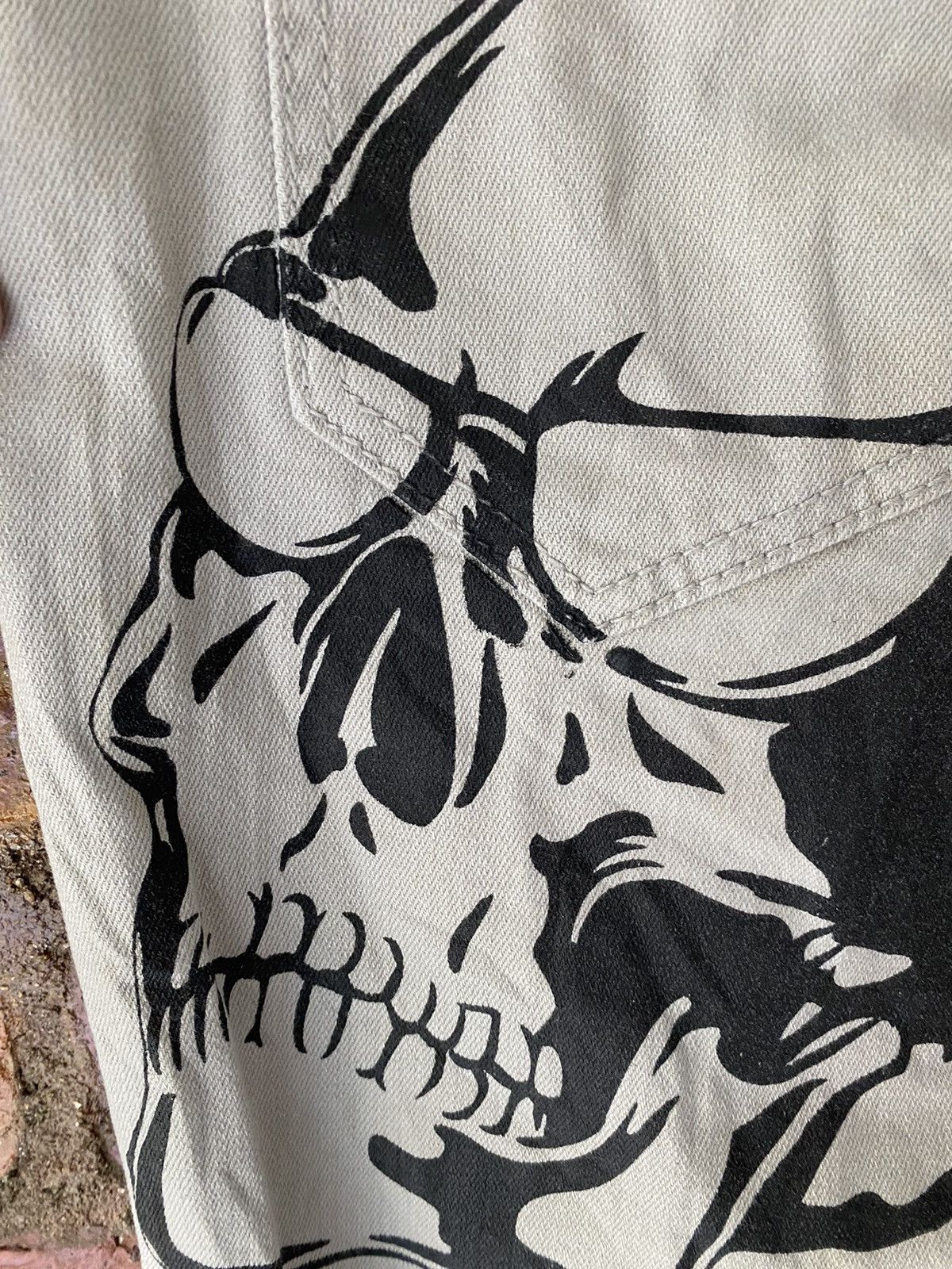 PPFM Japanese Brand double waist Skull pants Size US 30 / EU 46 - 5 Thumbnail