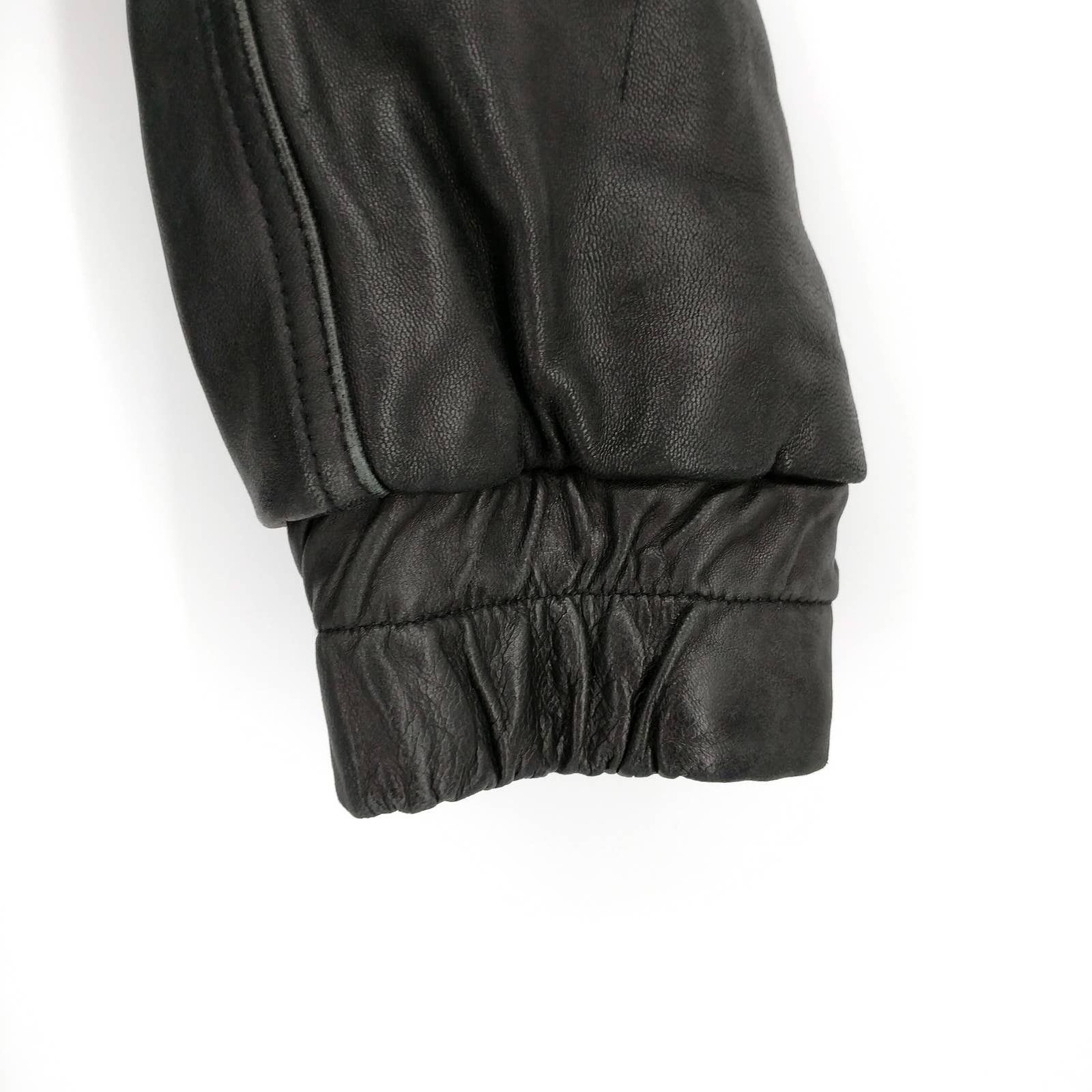Andrew Marc × Vintage Vintage Marc New York Lamb Leather Moto Bomber Jacket M Size US M / EU 48-50 / 2 - 6 Thumbnail