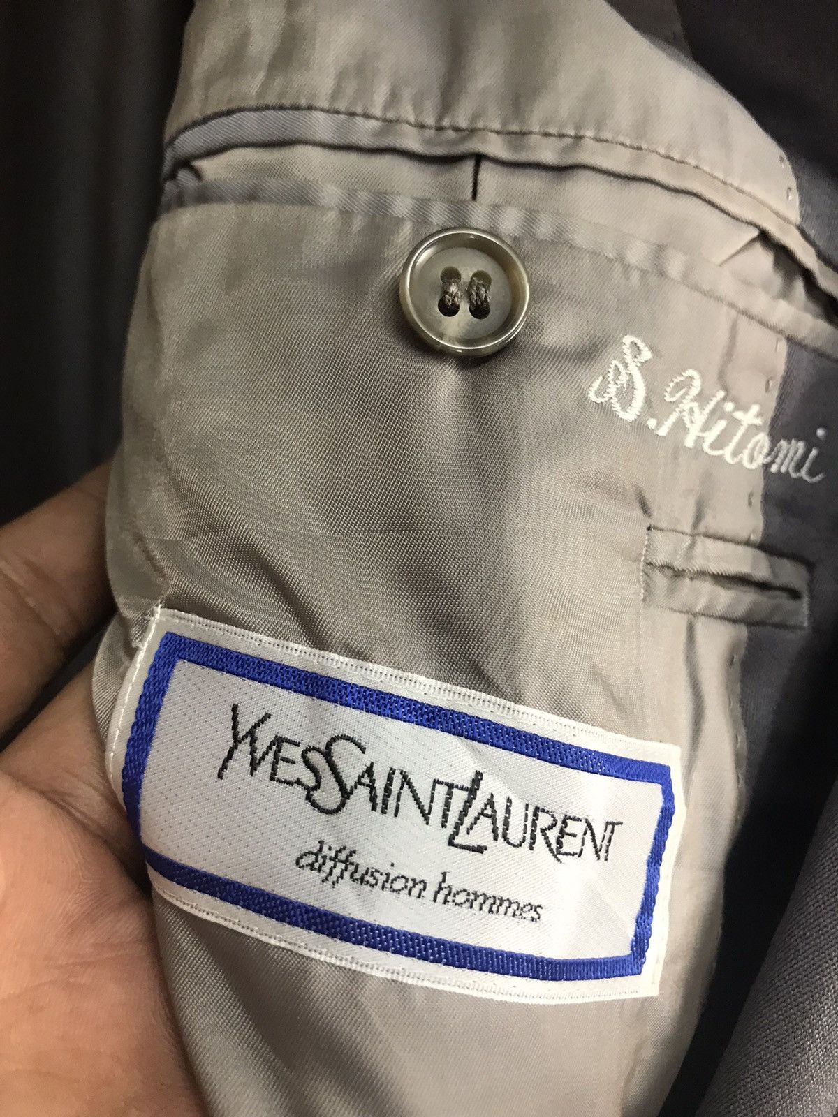 Yves Saint Laurent YvesSaintLauren (YSL) wool coat jacket Size US M / EU 48-50 / 2 - 3 Thumbnail