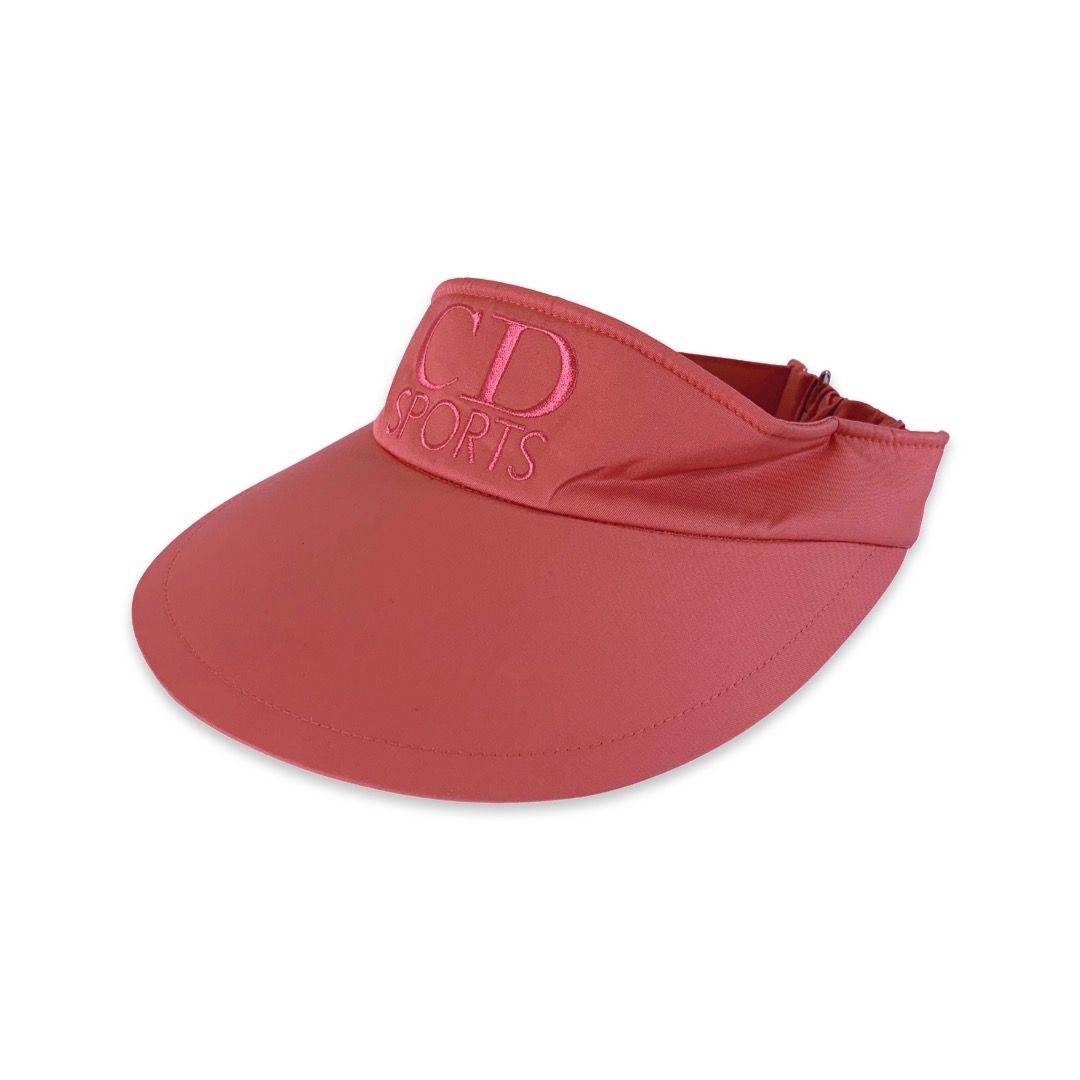 Pre-owned Dior Sport Salmon Pink Sun Visor