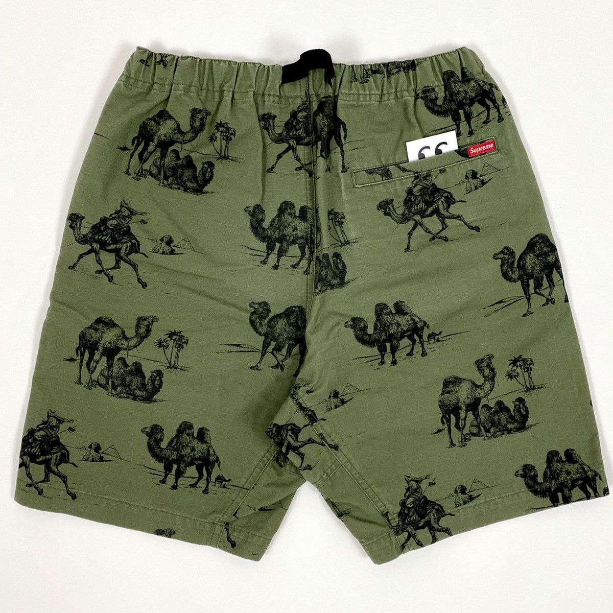 Supreme Supreme Camels Belted Shorts 2012 Ripstop 30 Olive Green Size US 30 / EU 46 - 2 Thumbnail