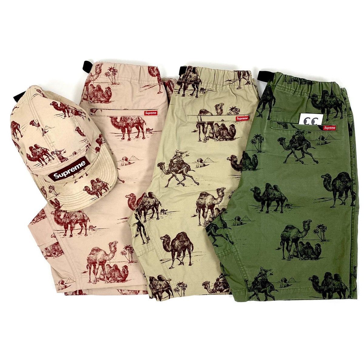 Supreme Supreme Camels Belted Shorts 2012 Ripstop 30 Olive Green