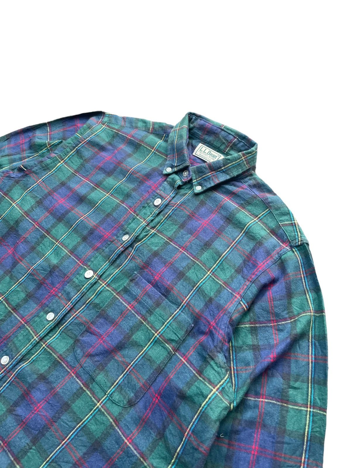 L.L. Bean Vintage L.L.Bean Women Checkered Shirt Size L / US 10 / IT 46 - 2 Thumbnail