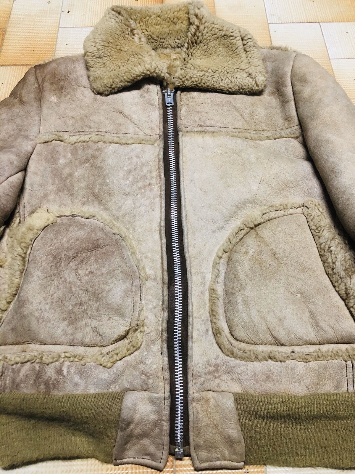 Schott 😱TRUE VINTAGE🚀 TALON Zip 1980s Schott NYC Shearling Jacket Size US M / EU 48-50 / 2 - 6 Thumbnail