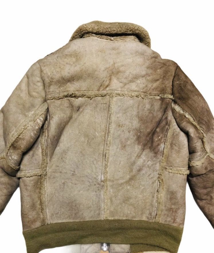 Schott 😱TRUE VINTAGE🚀 TALON Zip 1980s Schott NYC Shearling Jacket Size US M / EU 48-50 / 2 - 2 Thumbnail