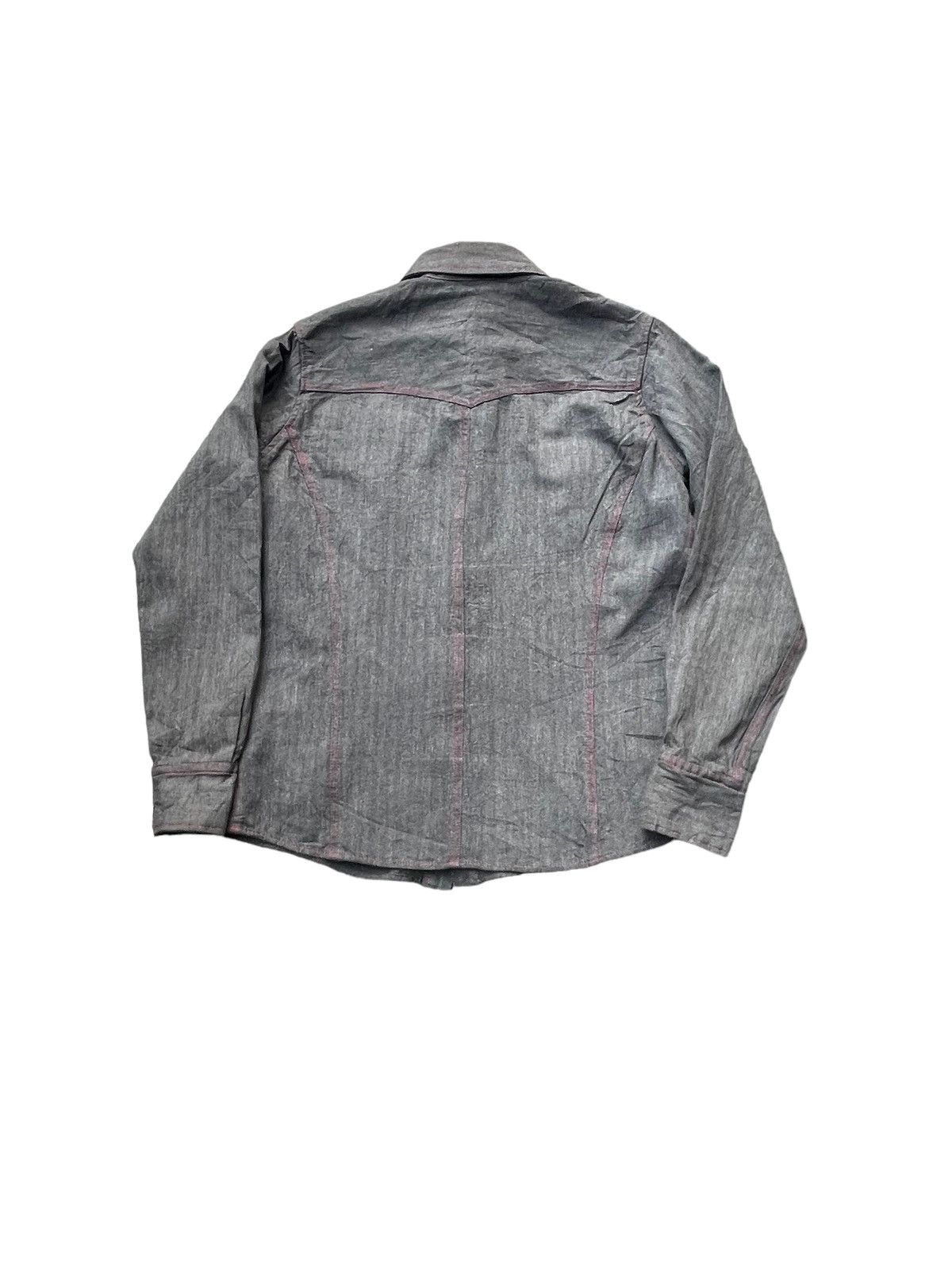 Japanese Brand ASM Western Herringbone Twill Shirt Size US M / EU 48-50 / 2 - 6 Thumbnail