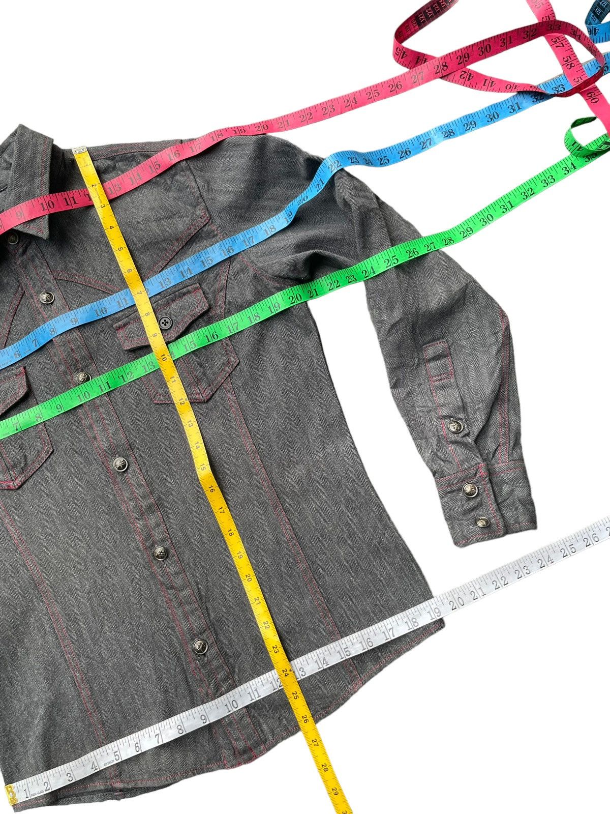 Japanese Brand ASM Western Herringbone Twill Shirt Size US M / EU 48-50 / 2 - 12 Thumbnail