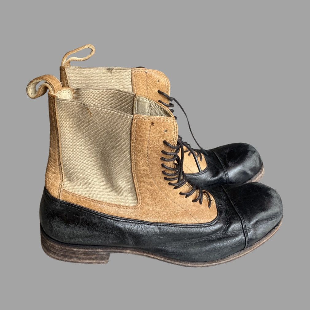 NUMBER (N)INE 08SS BIRDS期 leather boots Number (N)ine SS08 