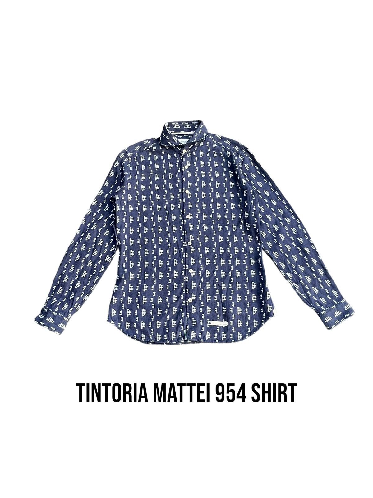 Designer Tintoria Mattei 954 Shirt Size US M / EU 48-50 / 2 - 1 Thumbnail
