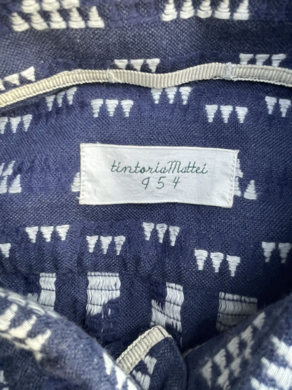 Designer Tintoria Mattei 954 Shirt Size US M / EU 48-50 / 2 - 12 Thumbnail