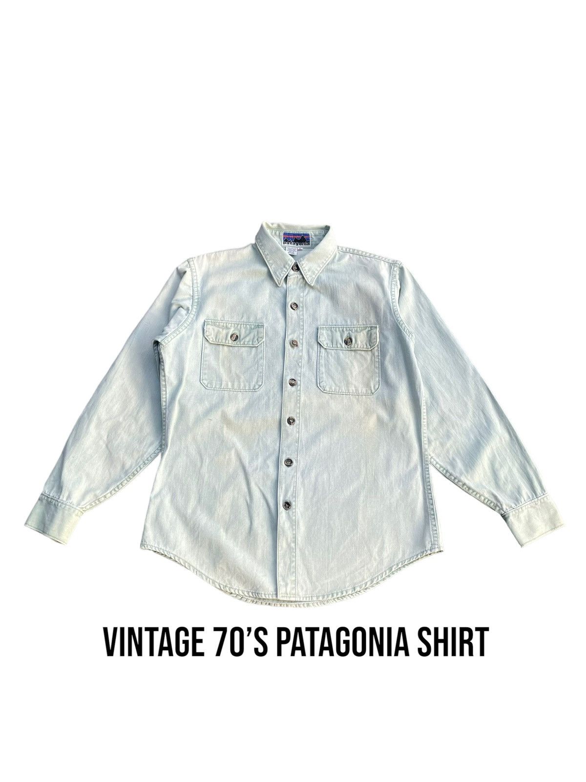 Patagonia Vintage 70’s Patagonia Faded Wash Shirt Size US M / EU 48-50 / 2 - 1 Thumbnail