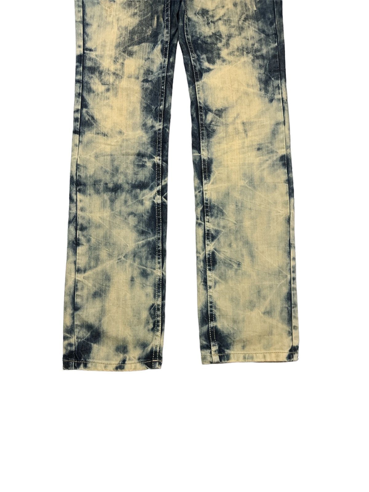 Japanese Brand GRAIL🔥SEMANTIC DESING BLEACH DENIM PANT Size US 29 - 3 Thumbnail