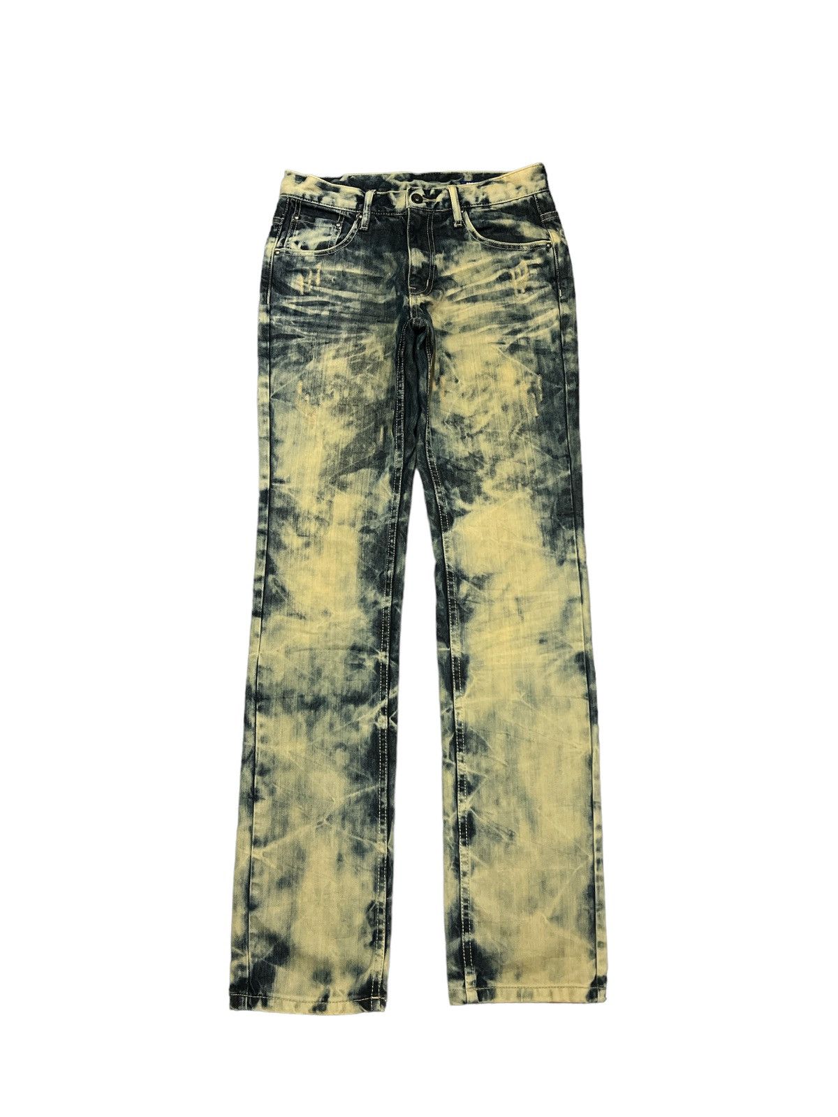 Japanese Brand GRAIL🔥SEMANTIC DESING BLEACH DENIM PANT Size US 29 - 1 Thumbnail