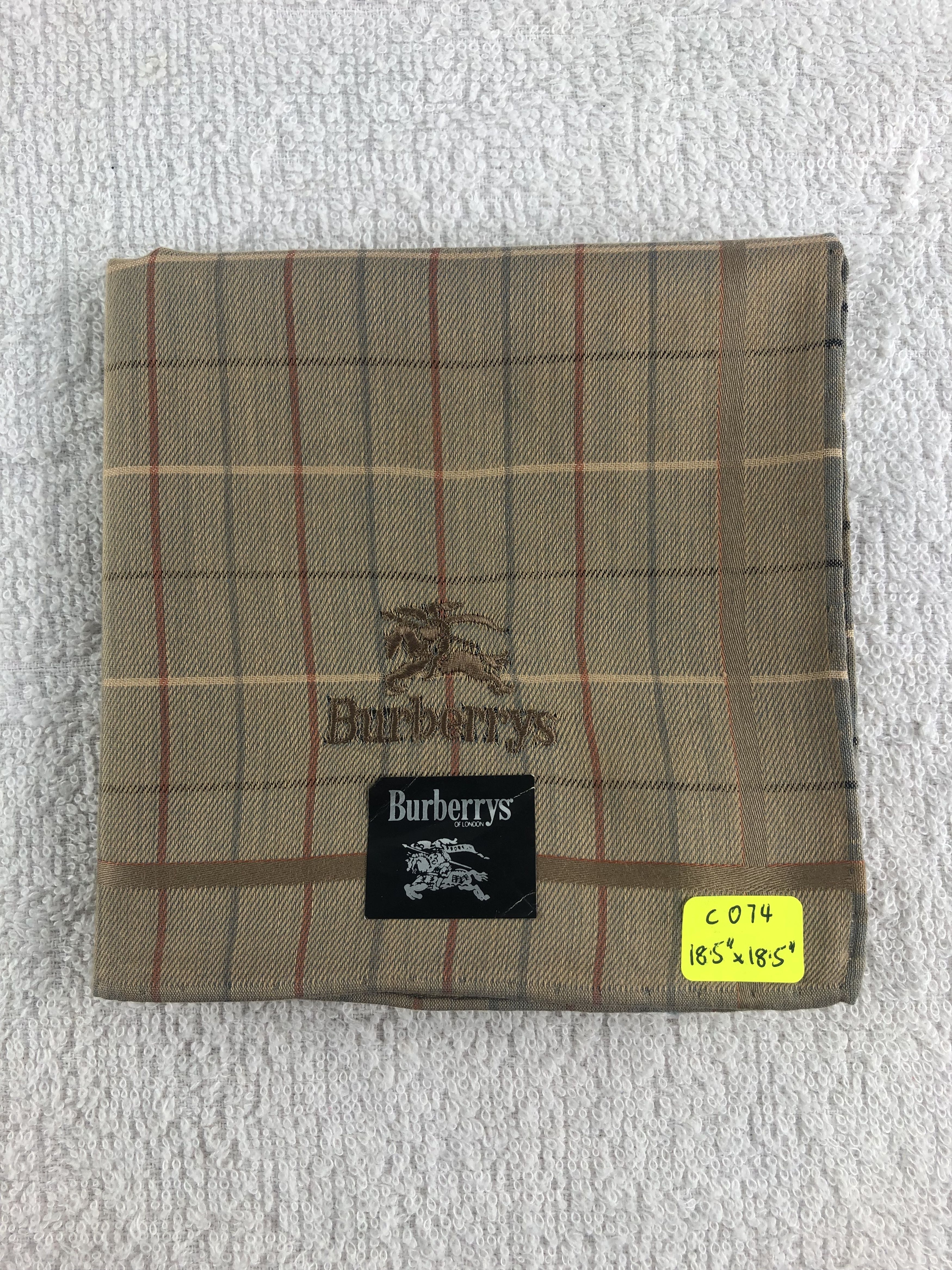 Burberry Burberrys Handkerchief / Bandana / Neckerchief C074 Size ONE SIZE - 6 Thumbnail