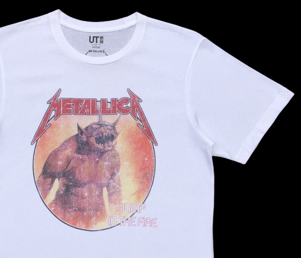 Metallica Metallica Jump In the Fire by Uniqlo Band Shirt Size US L / EU 52-54 / 3 - 6 Thumbnail