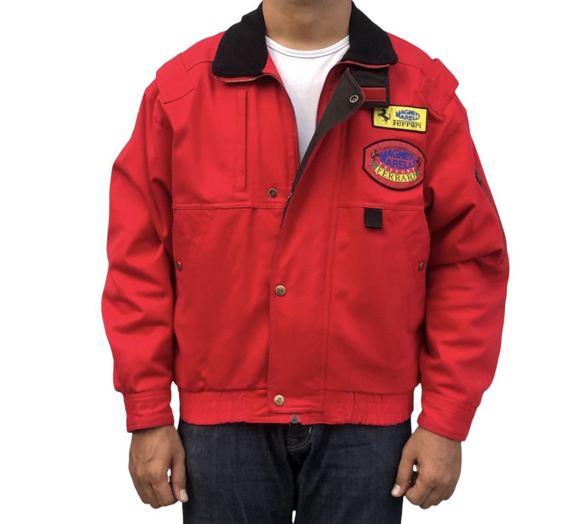 Vintage 🔥Vintage Magneti Marelli Ferrari F-1 Racing Team Jacket Size US L / EU 52-54 / 3 - 3 Thumbnail
