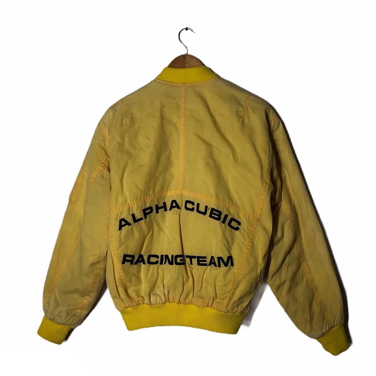Japanese Brand ALPHA CUBIC RACING TEAM BOMBER JACKET | Grailed