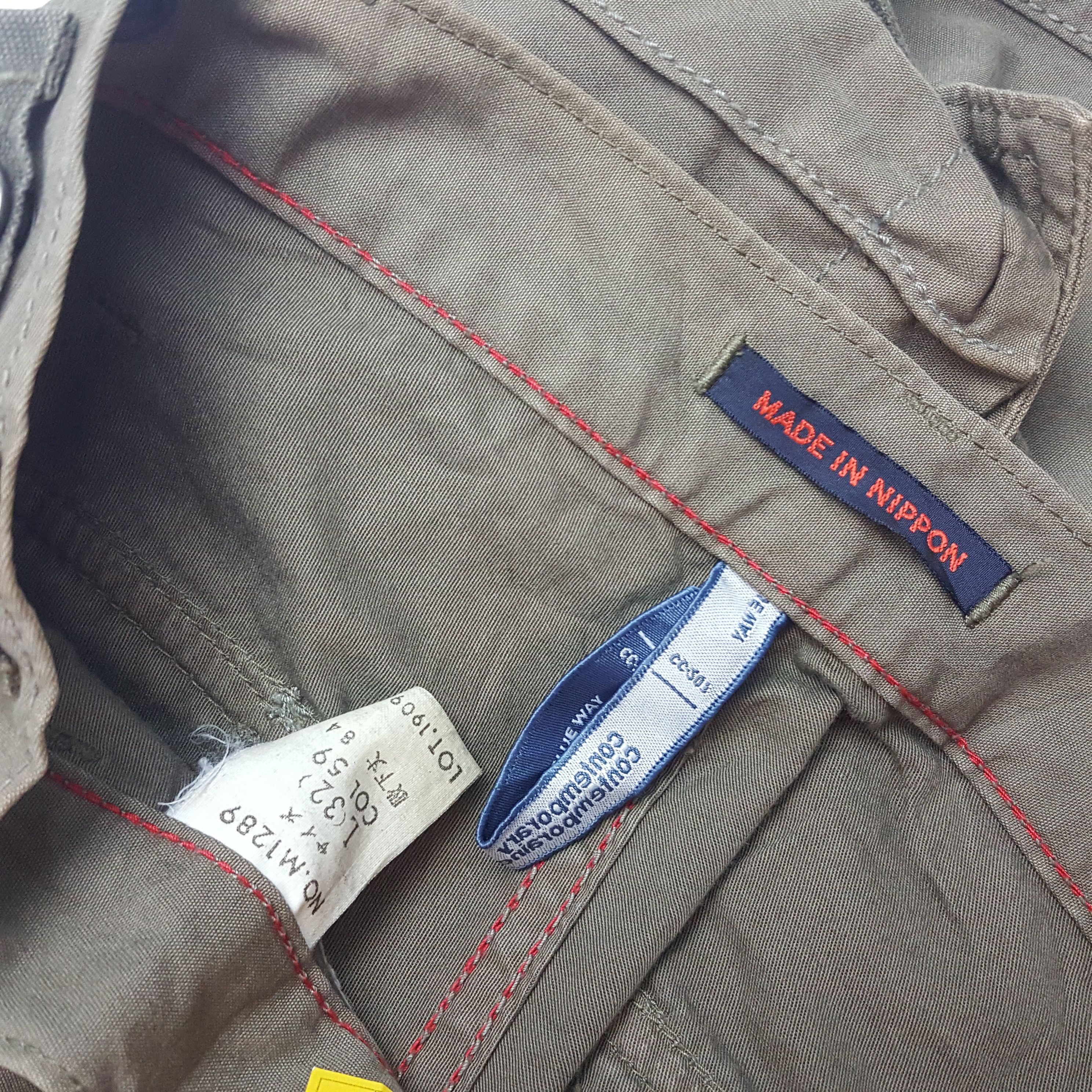 Japanese Brand × Vintage Vintage BLUE WAY Japanese Brand Cargo Parachute Pants Size US 32 / EU 48 - 14 Thumbnail