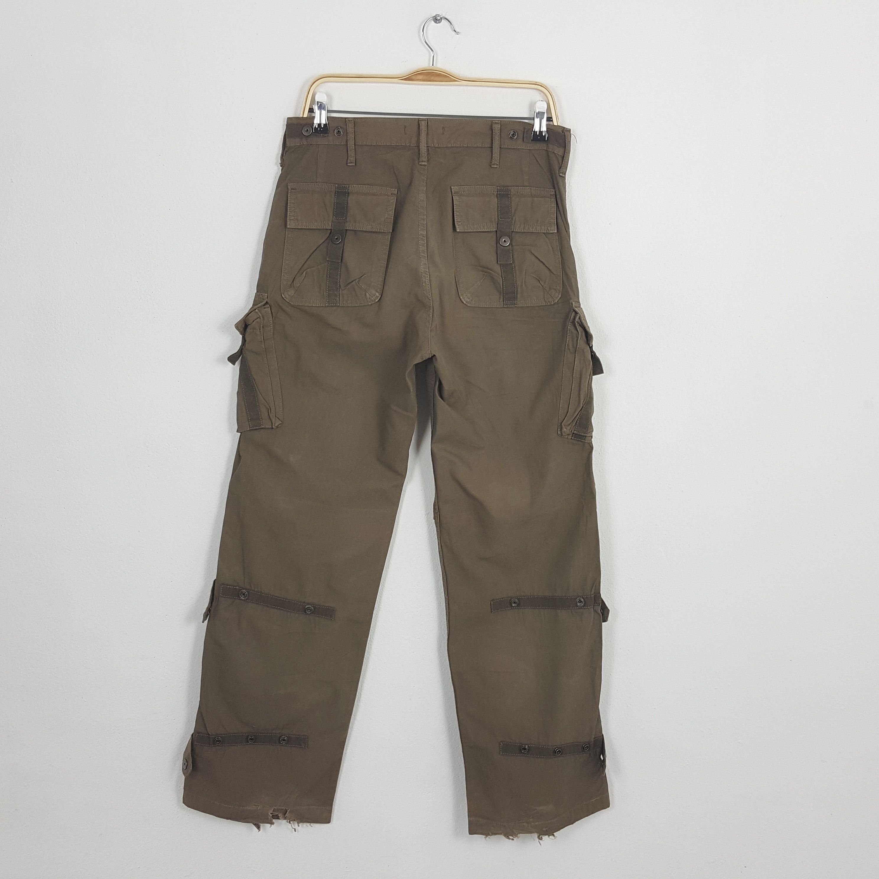 Japanese Brand × Vintage Vintage BLUE WAY Japanese Brand Cargo Parachute Pants Size US 32 / EU 48 - 4 Thumbnail