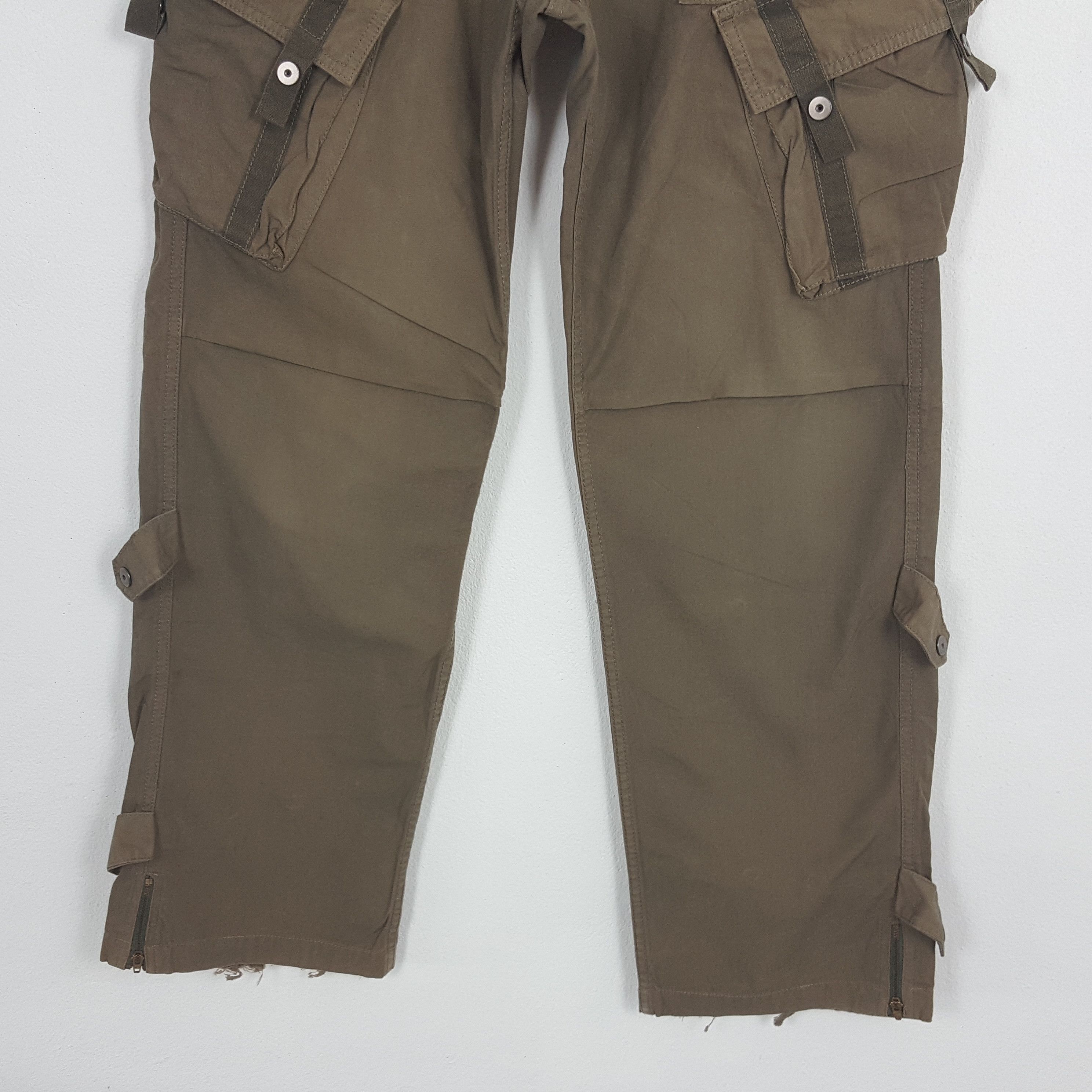 Japanese Brand × Vintage Vintage BLUE WAY Japanese Brand Cargo Parachute Pants Size US 32 / EU 48 - 3 Thumbnail