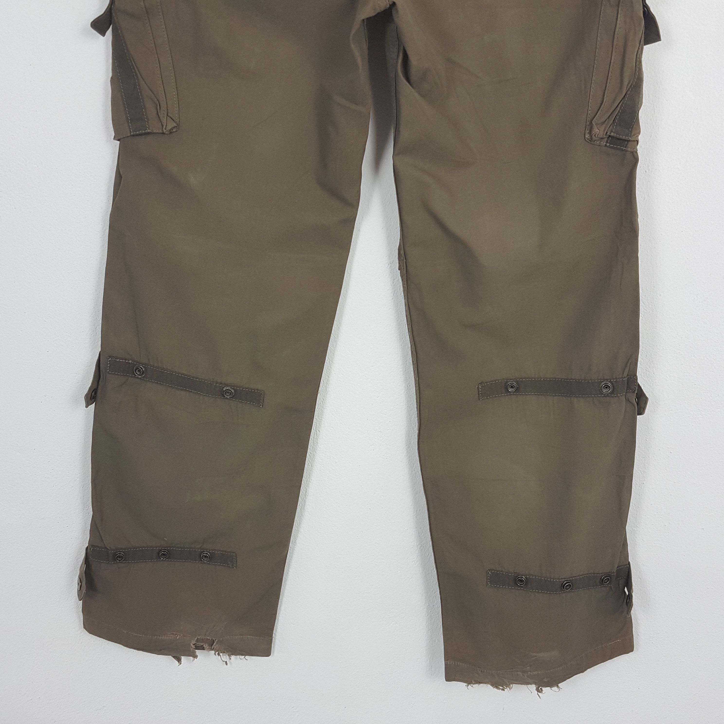 Japanese Brand × Vintage Vintage BLUE WAY Japanese Brand Cargo Parachute Pants Size US 32 / EU 48 - 6 Thumbnail