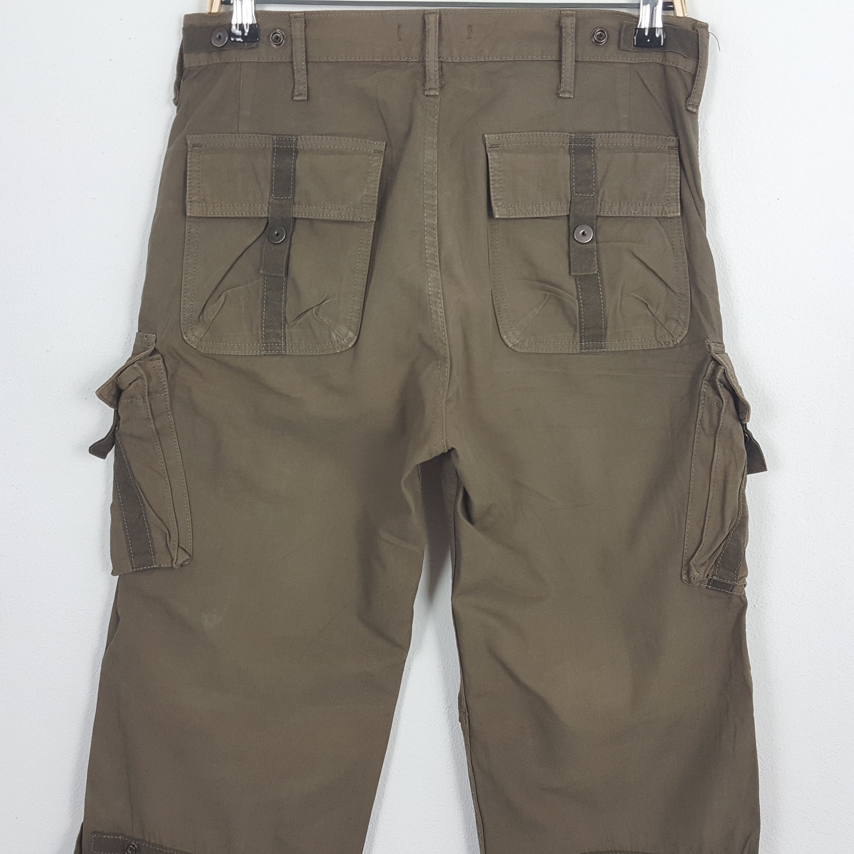 Japanese Brand × Vintage Vintage BLUE WAY Japanese Brand Cargo Parachute Pants Size US 32 / EU 48 - 5 Thumbnail