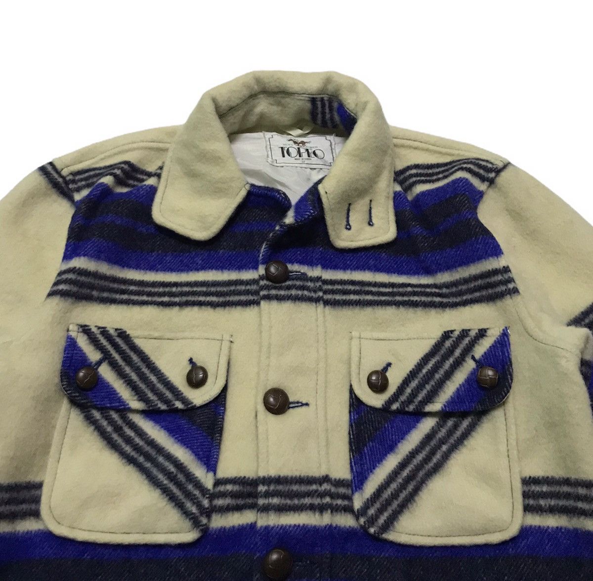 Vintage Vintage Topeo wool jacket Size US M / EU 48-50 / 2 - 2 Thumbnail
