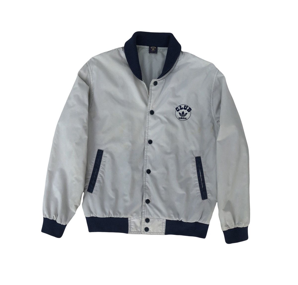 Adidas Vintage 80s 90s Adidas Club Descante Nylon Varsity Jacket Size US M / EU 48-50 / 2 - 5 Thumbnail