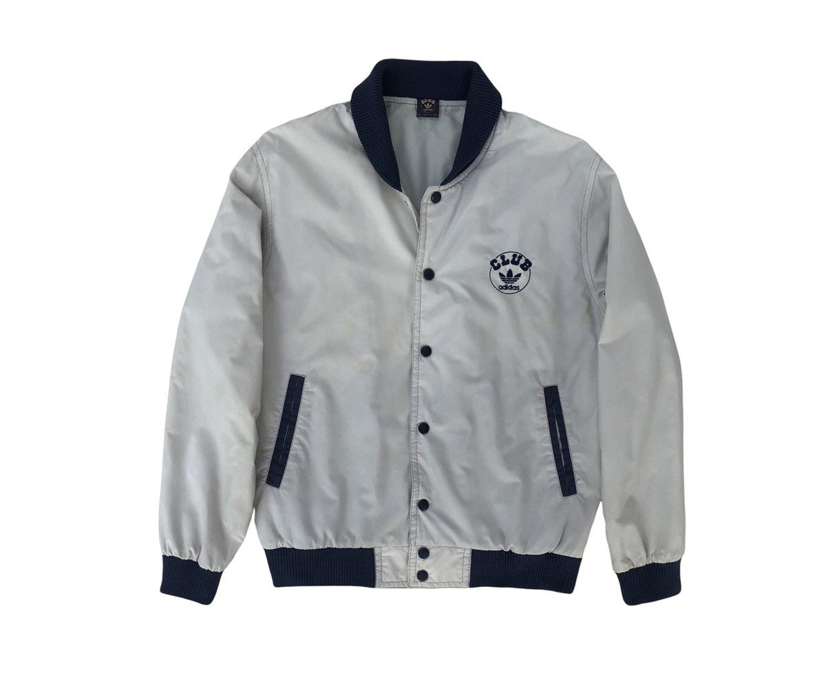 Adidas Vintage 80s 90s Adidas Club Descante Nylon Varsity Jacket Size US M / EU 48-50 / 2 - 4 Thumbnail