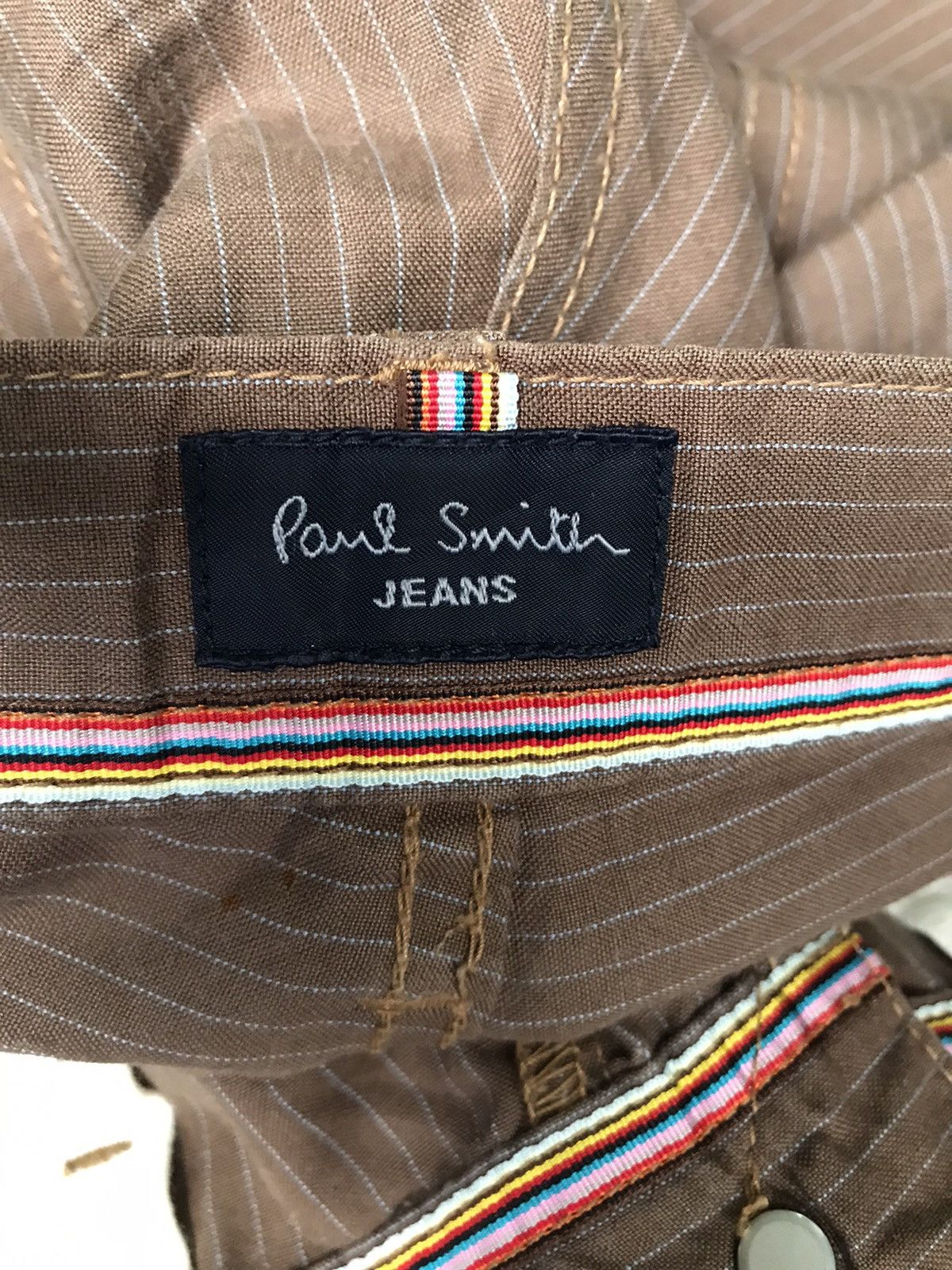 Paul Smith Made In Japan Paul Smith Stripe Light Weight Stripe Pants Size US 32 / EU 48 - 11 Thumbnail