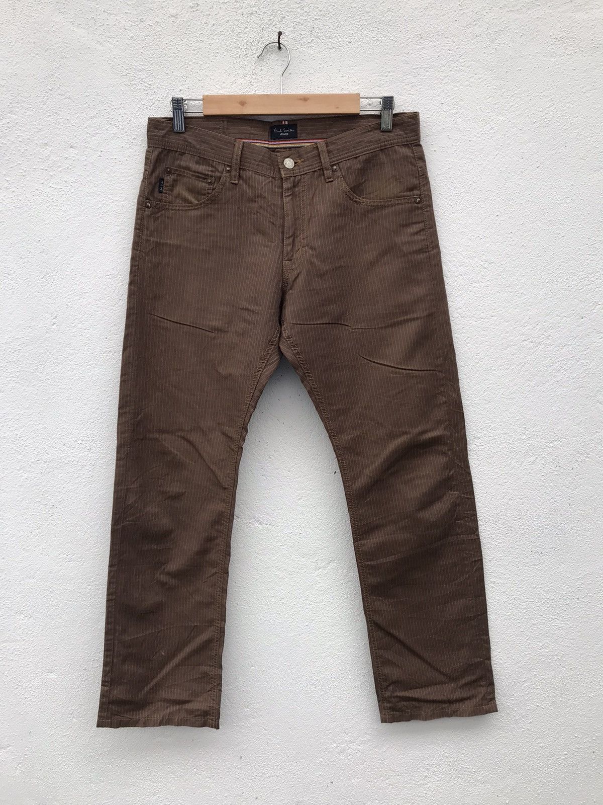 Paul Smith Made In Japan Paul Smith Stripe Light Weight Stripe Pants Size US 32 / EU 48 - 1 Thumbnail