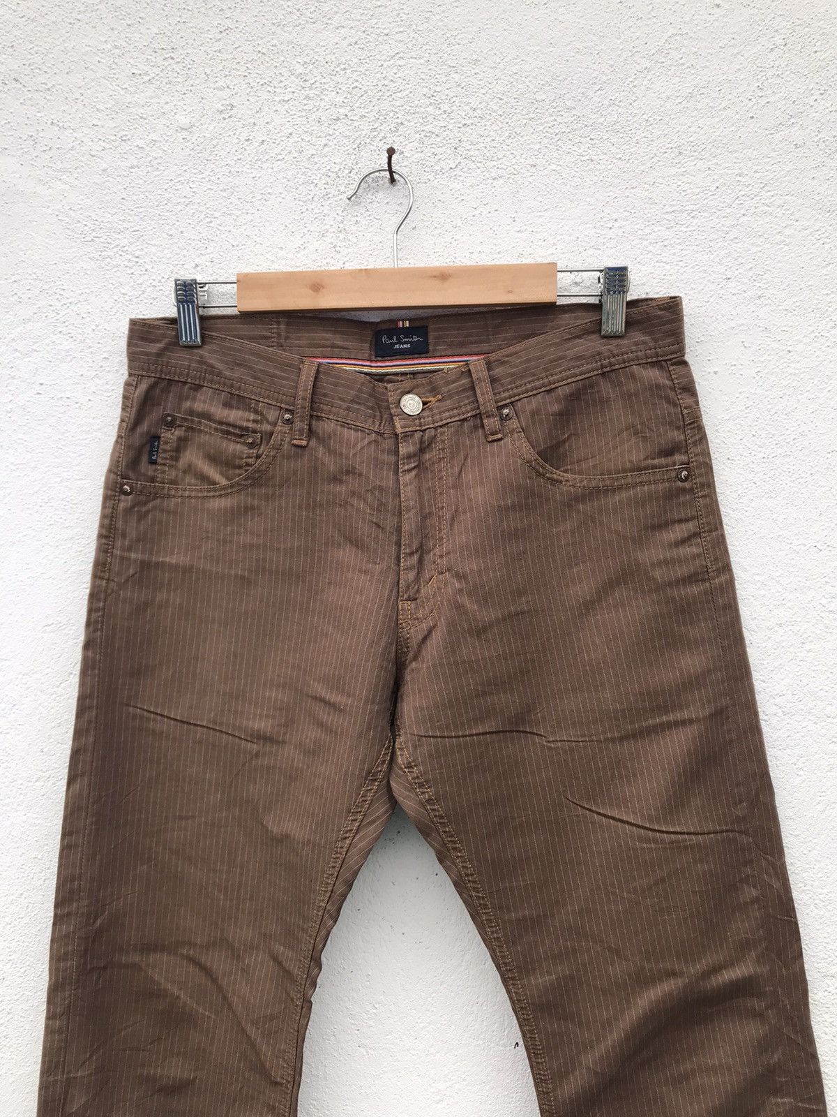 Paul Smith Made In Japan Paul Smith Stripe Light Weight Stripe Pants Size US 32 / EU 48 - 2 Thumbnail