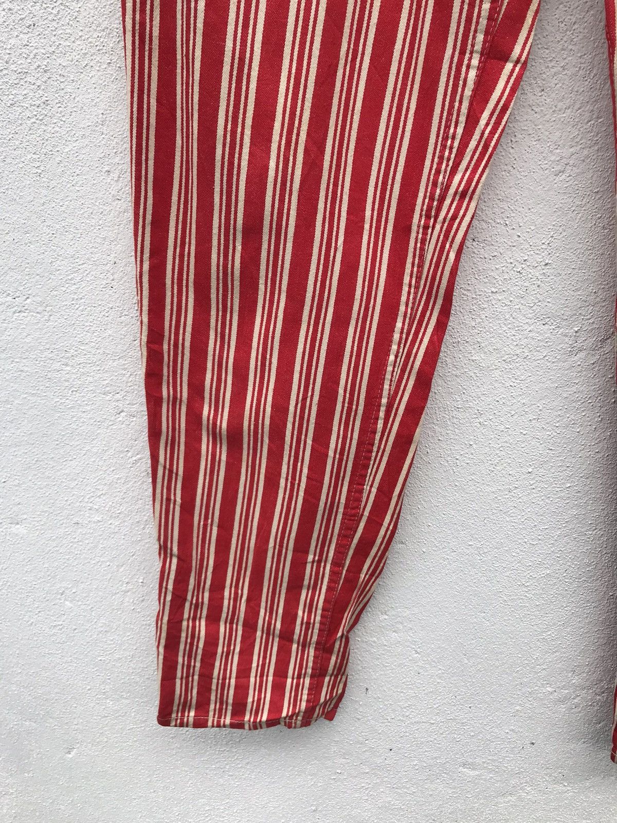 If Six Was Nine Made in France Ventilo Blue Jean Striped Pants Size US 30 / EU 46 - 4 Thumbnail