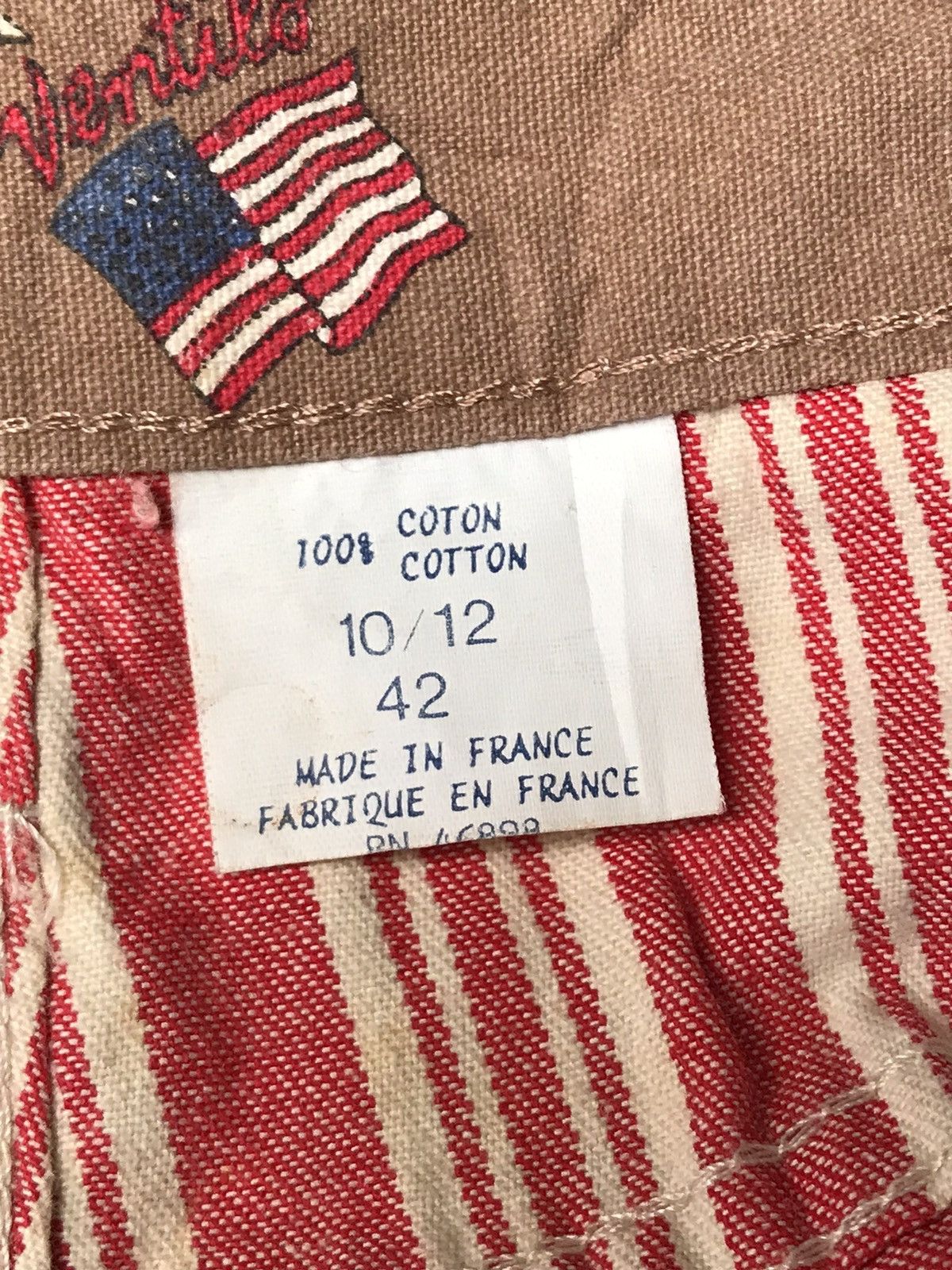 If Six Was Nine Made in France Ventilo Blue Jean Striped Pants Size US 30 / EU 46 - 13 Thumbnail